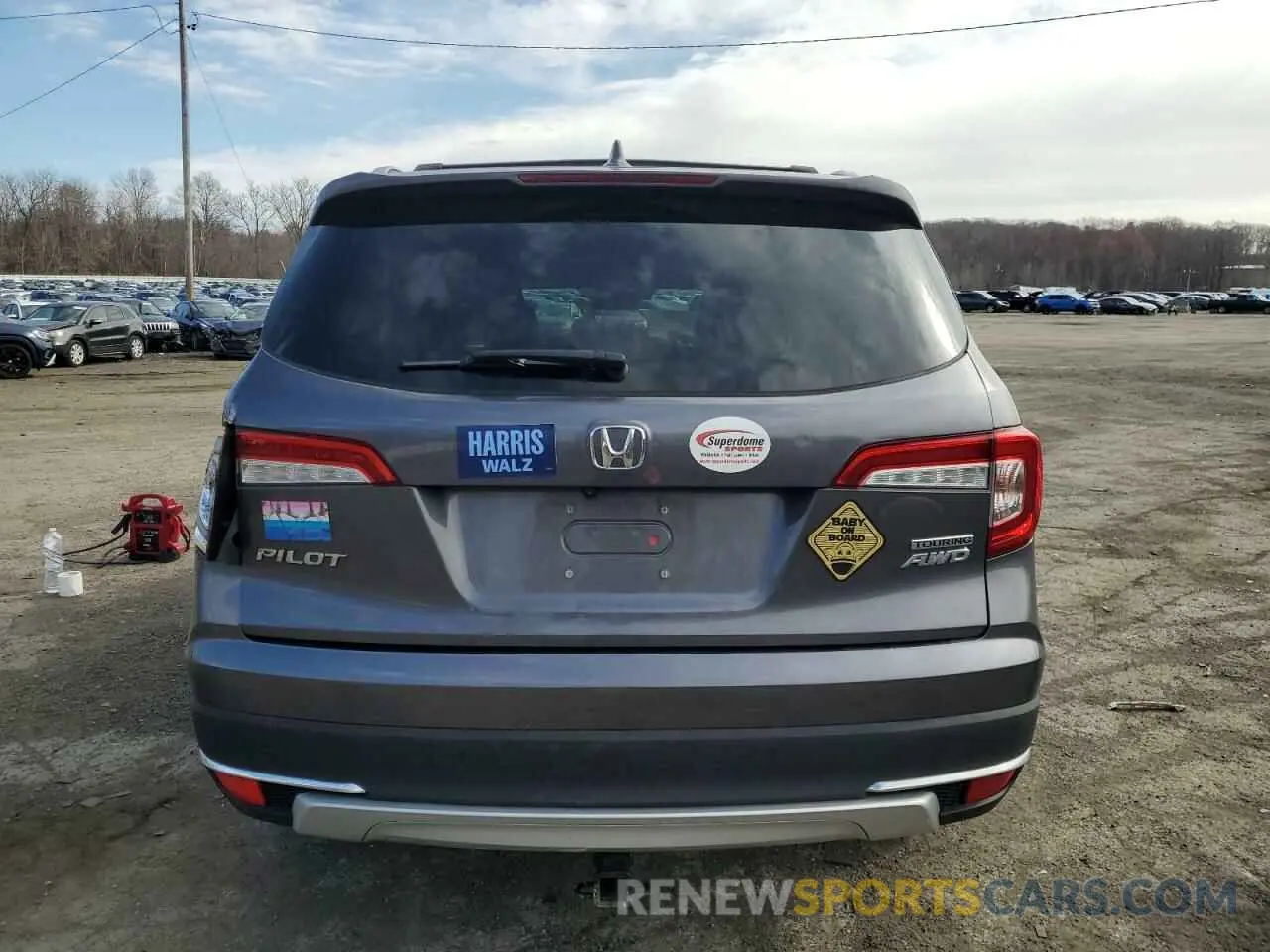 6 Фотография поврежденного автомобиля 5FNYF6H94LB024685 HONDA PILOT 2020