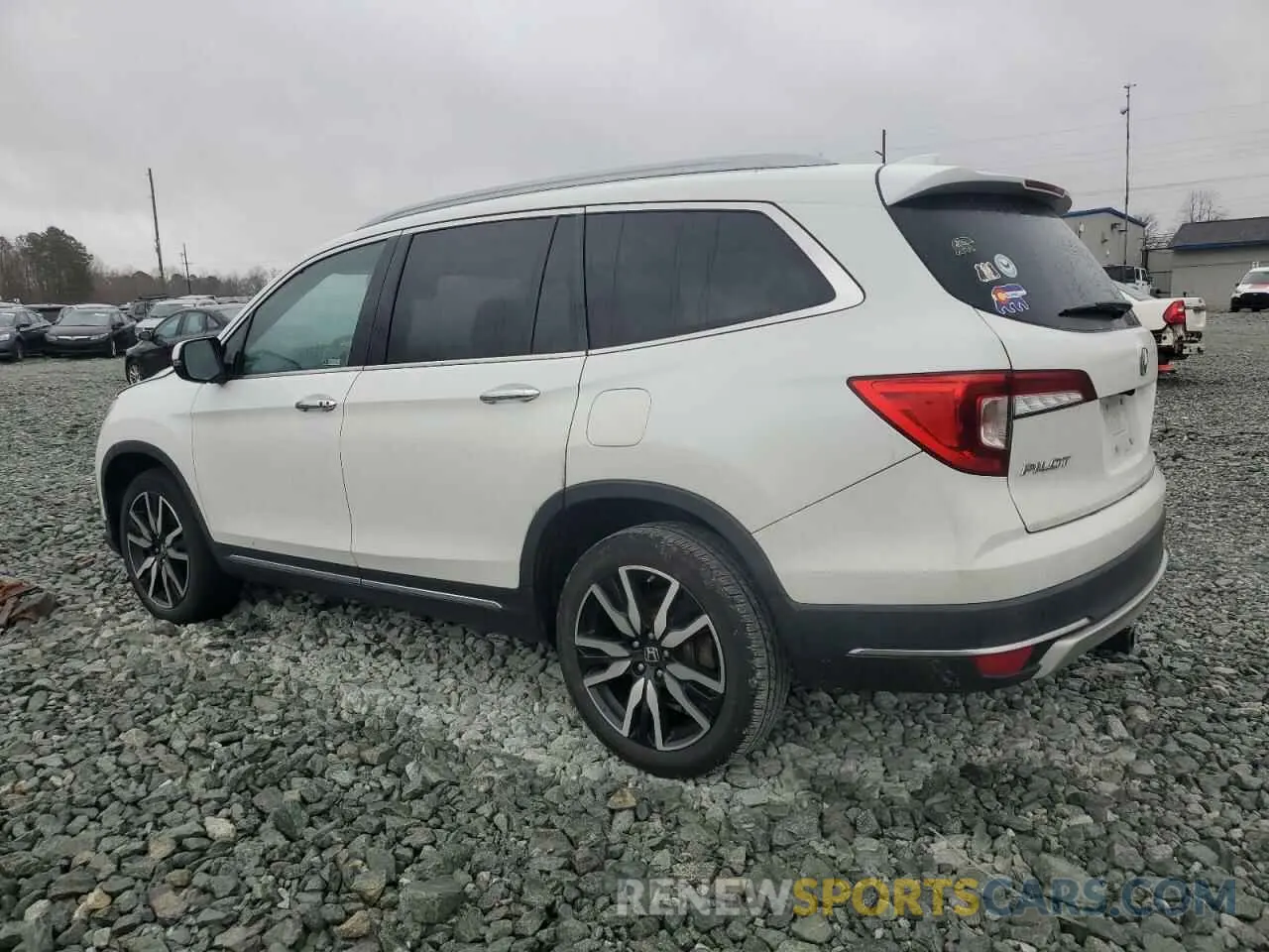 2 Photograph of a damaged car 5FNYF6H95LB053631 HONDA PILOT 2020