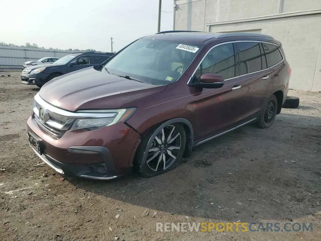 1 Photograph of a damaged car 5FNYF6H96LB028737 HONDA PILOT 2020