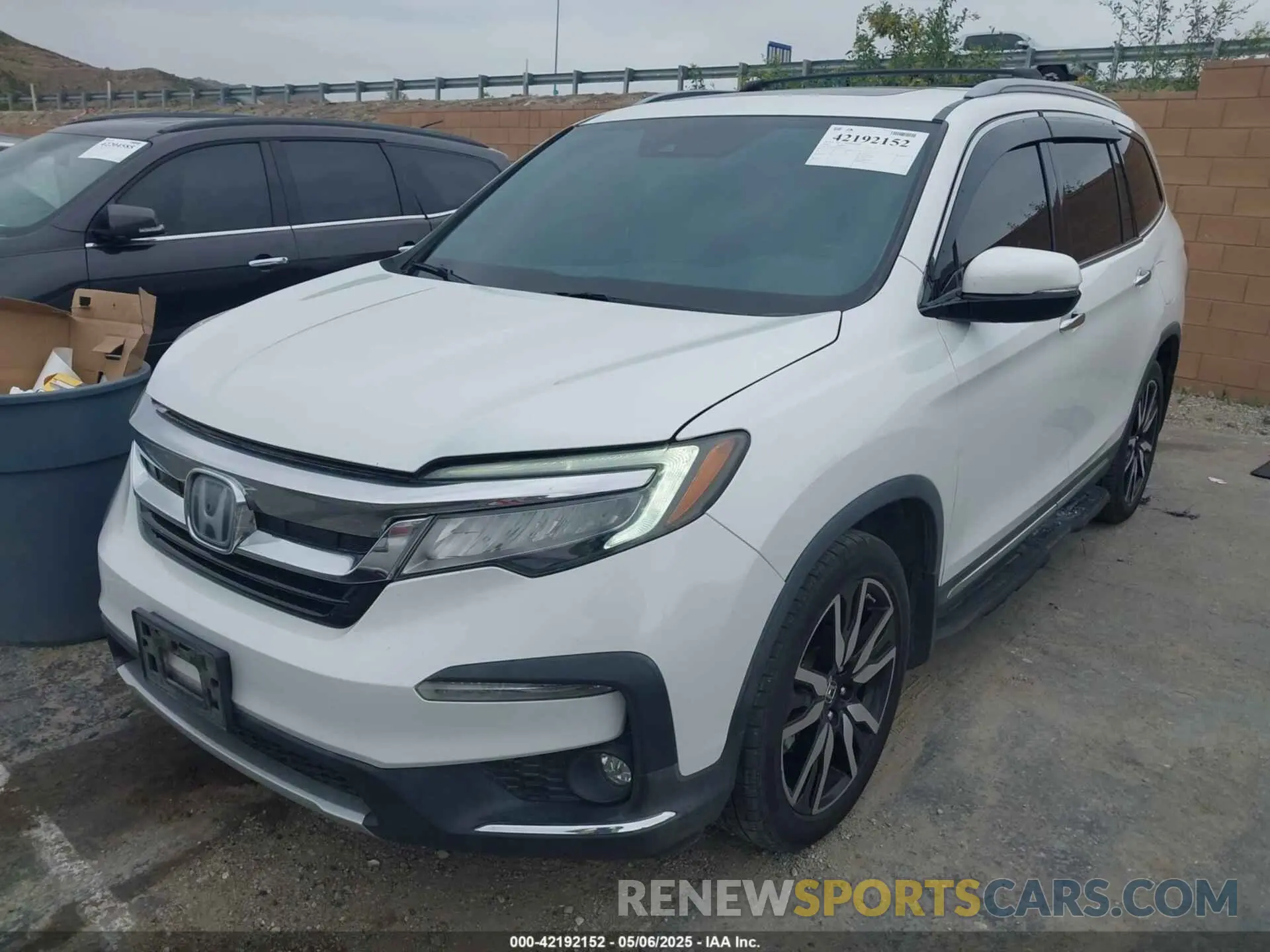 2 Photograph of a damaged car 5FNYF6H9XLB007292 HONDA PILOT 2020