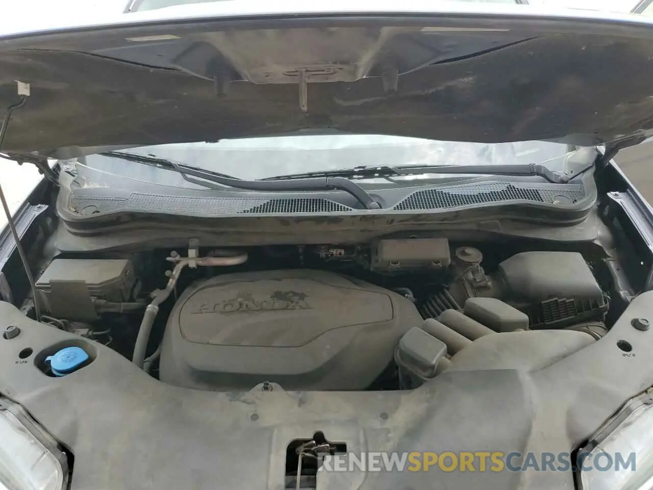 12 Photograph of a damaged car 5FNYF5H16MB008610 HONDA PILOT 2021