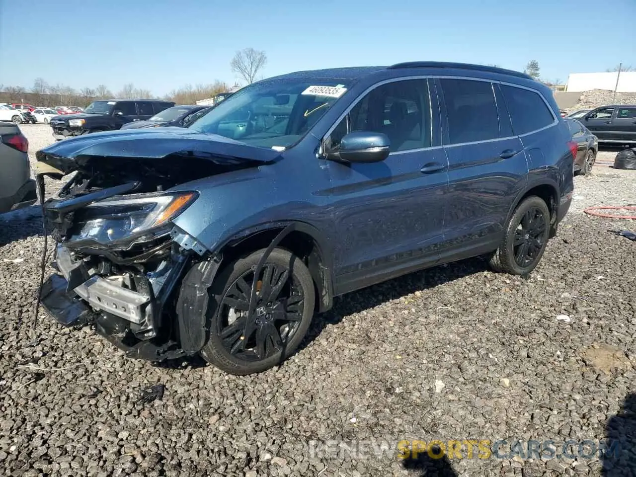 1 Фотография поврежденного автомобиля 5FNYF5H20MB038792 HONDA PILOT 2021