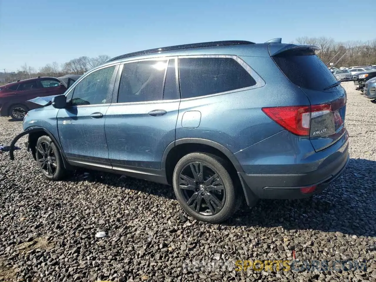 2 Фотография поврежденного автомобиля 5FNYF5H20MB038792 HONDA PILOT 2021