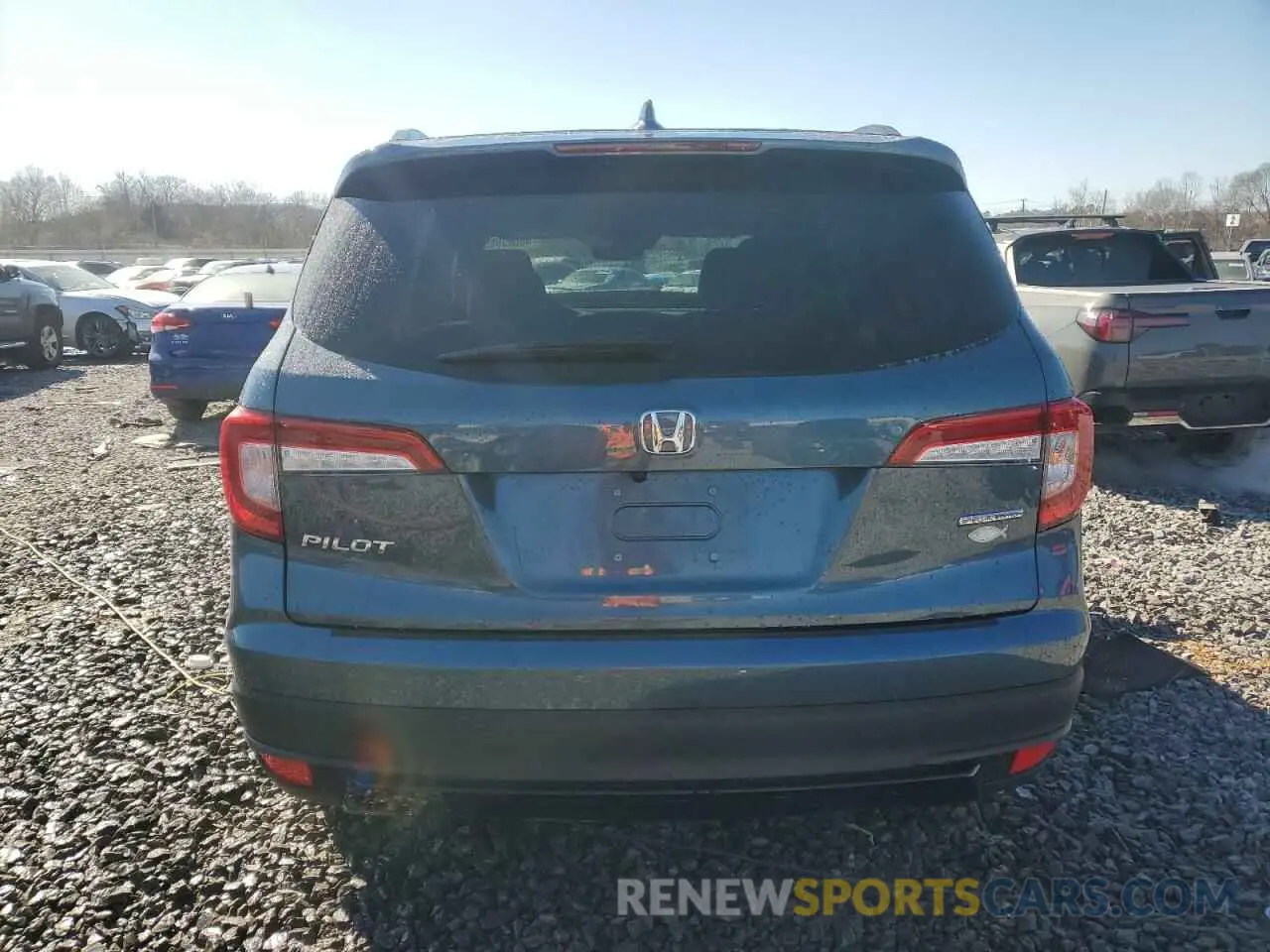 6 Фотография поврежденного автомобиля 5FNYF5H20MB038792 HONDA PILOT 2021