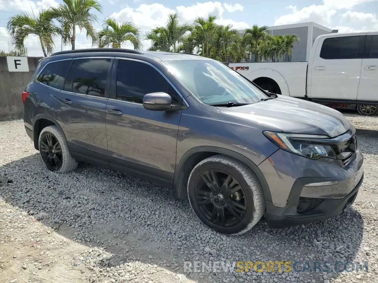 4 Фотография поврежденного автомобиля 5FNYF5H21MB037702 HONDA PILOT 2021