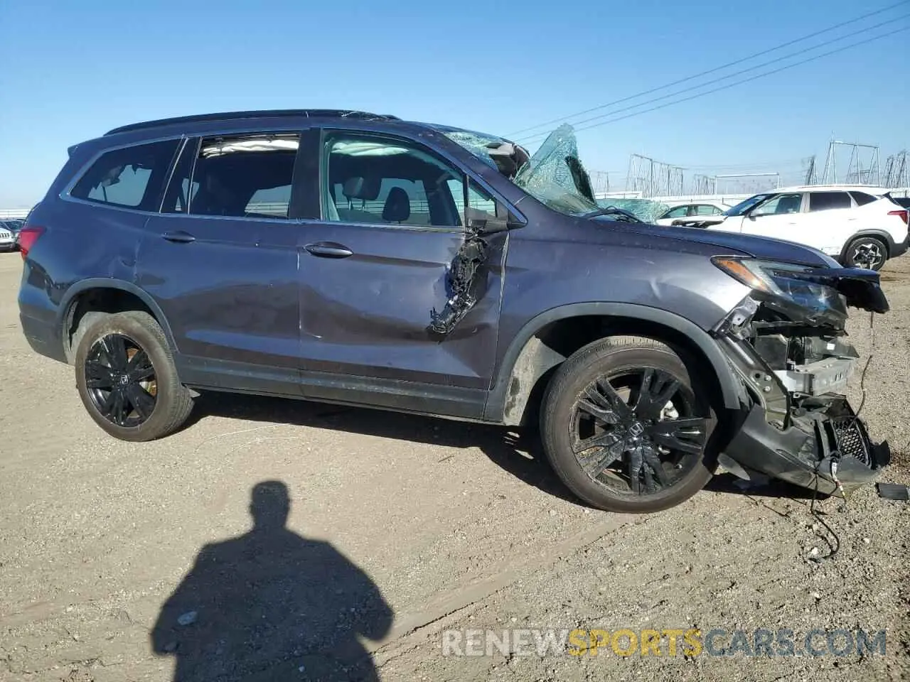 4 Фотография поврежденного автомобиля 5FNYF5H24MB040819 HONDA PILOT 2021