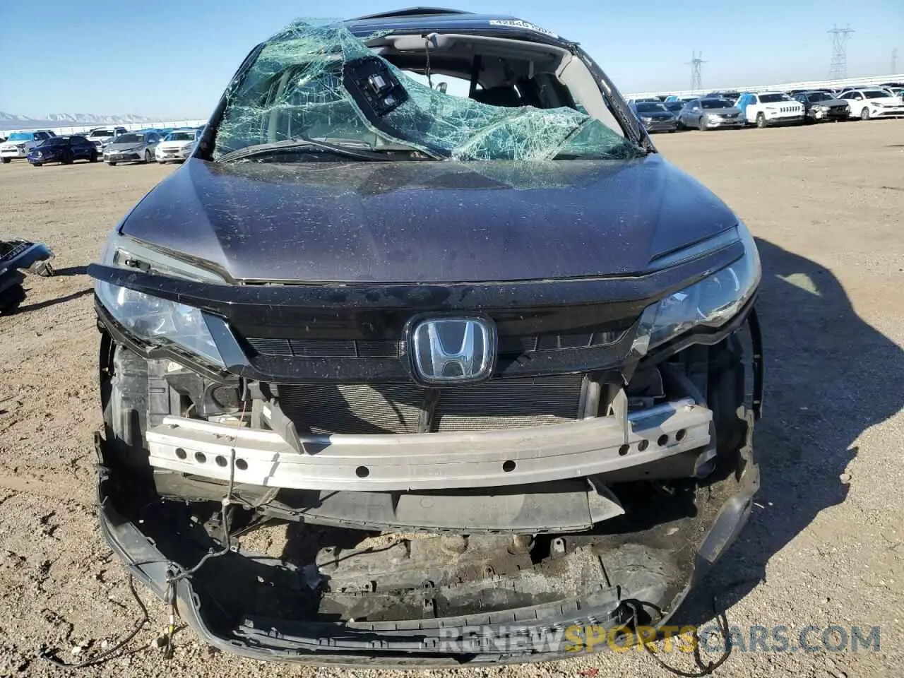 5 Фотография поврежденного автомобиля 5FNYF5H24MB040819 HONDA PILOT 2021