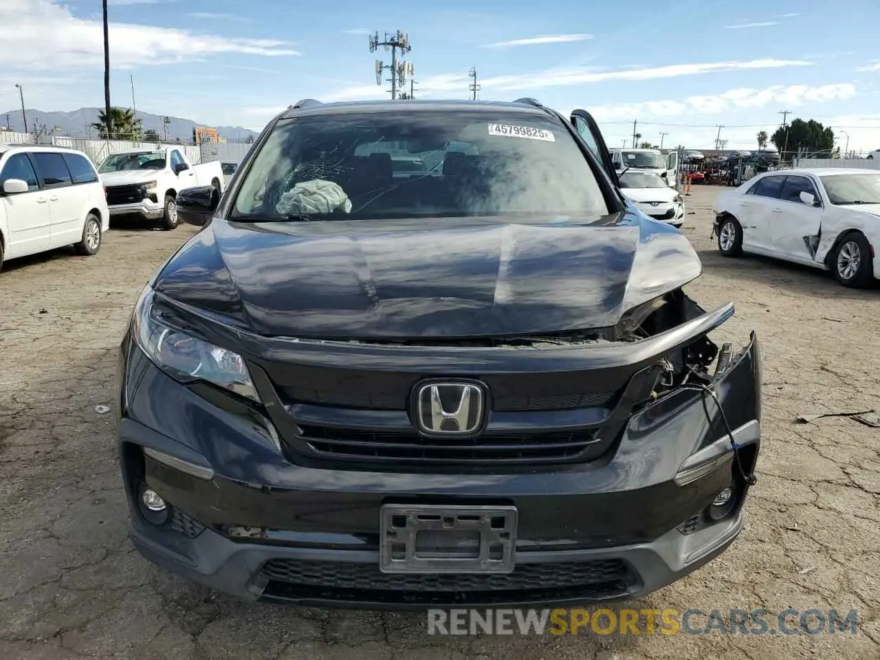5 Фотография поврежденного автомобиля 5FNYF5H28MB019620 HONDA PILOT 2021