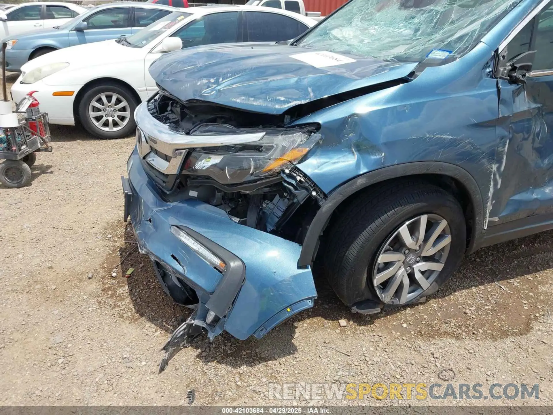 12 Photograph of a damaged car 5FNYF5H30MB040969 HONDA PILOT 2021