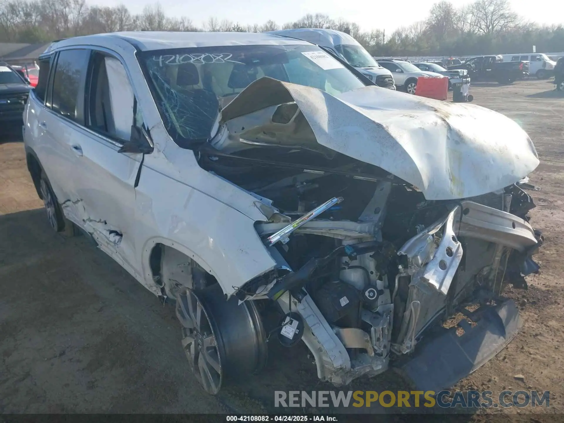 6 Photograph of a damaged car 5FNYF5H37MB020637 HONDA PILOT 2021