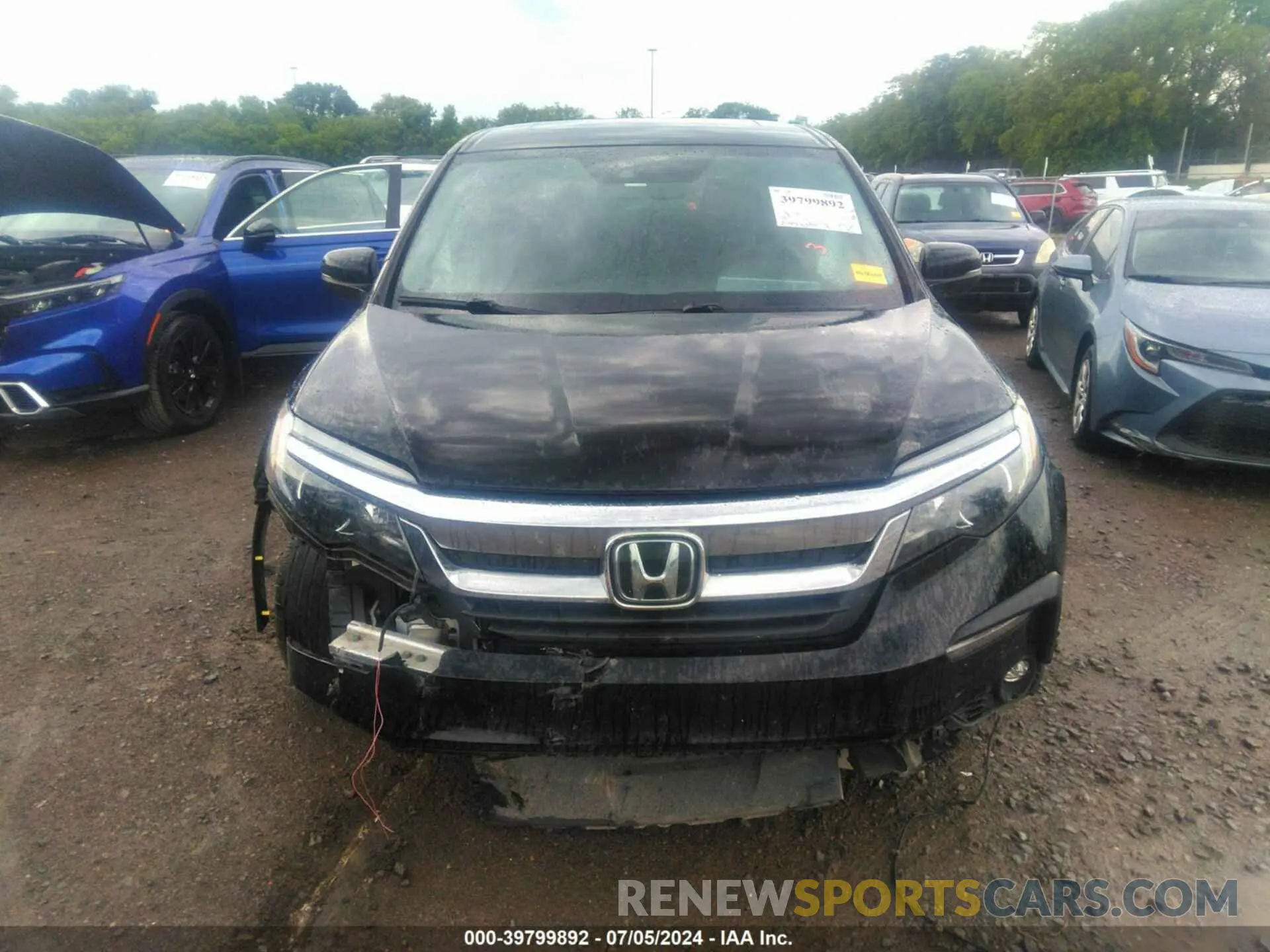 12 Фотография поврежденного автомобиля 5FNYF5H50MB011165 HONDA PILOT 2021