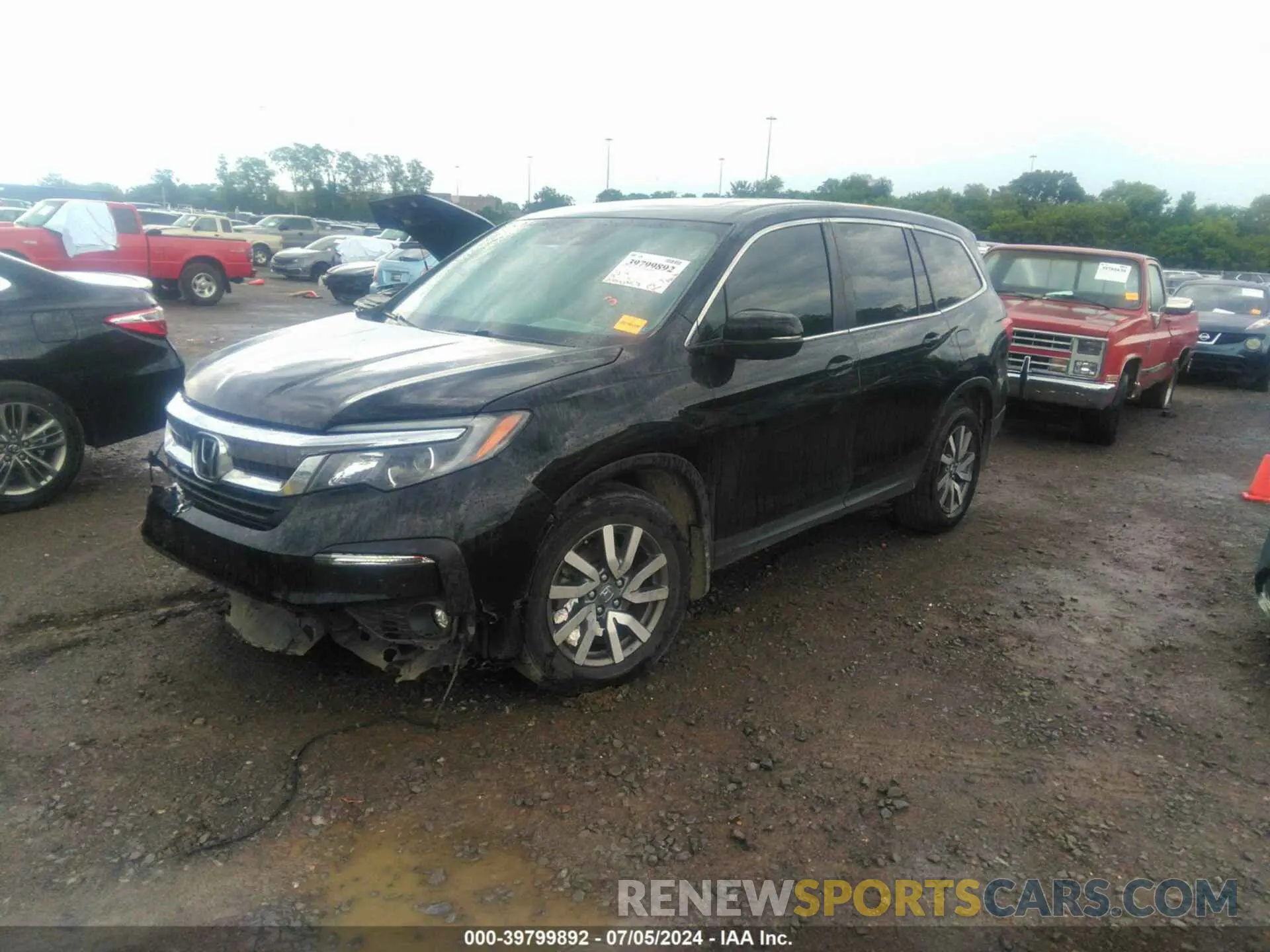2 Фотография поврежденного автомобиля 5FNYF5H50MB011165 HONDA PILOT 2021