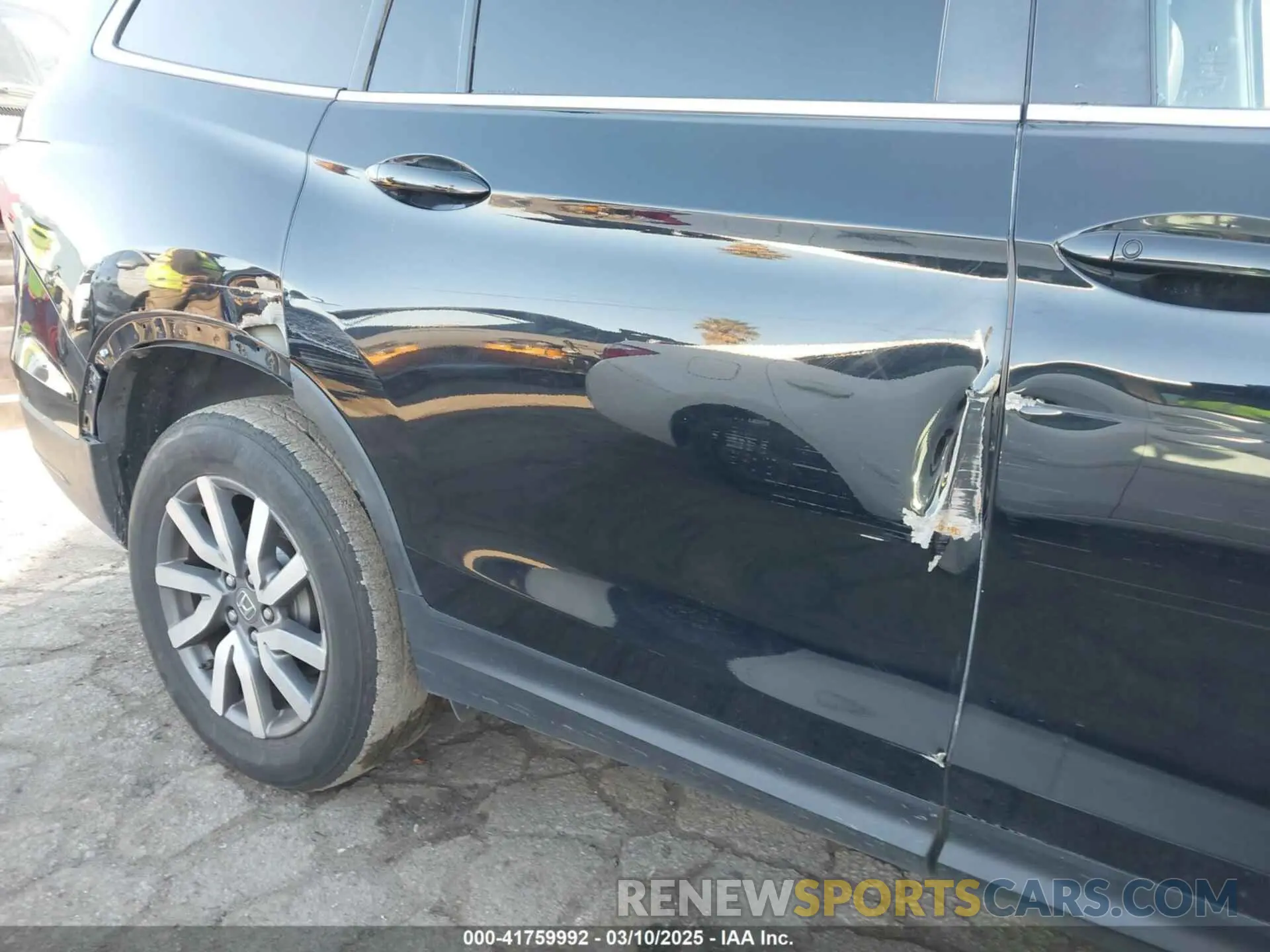 19 Photograph of a damaged car 5FNYF5H51MB004516 HONDA PILOT 2021