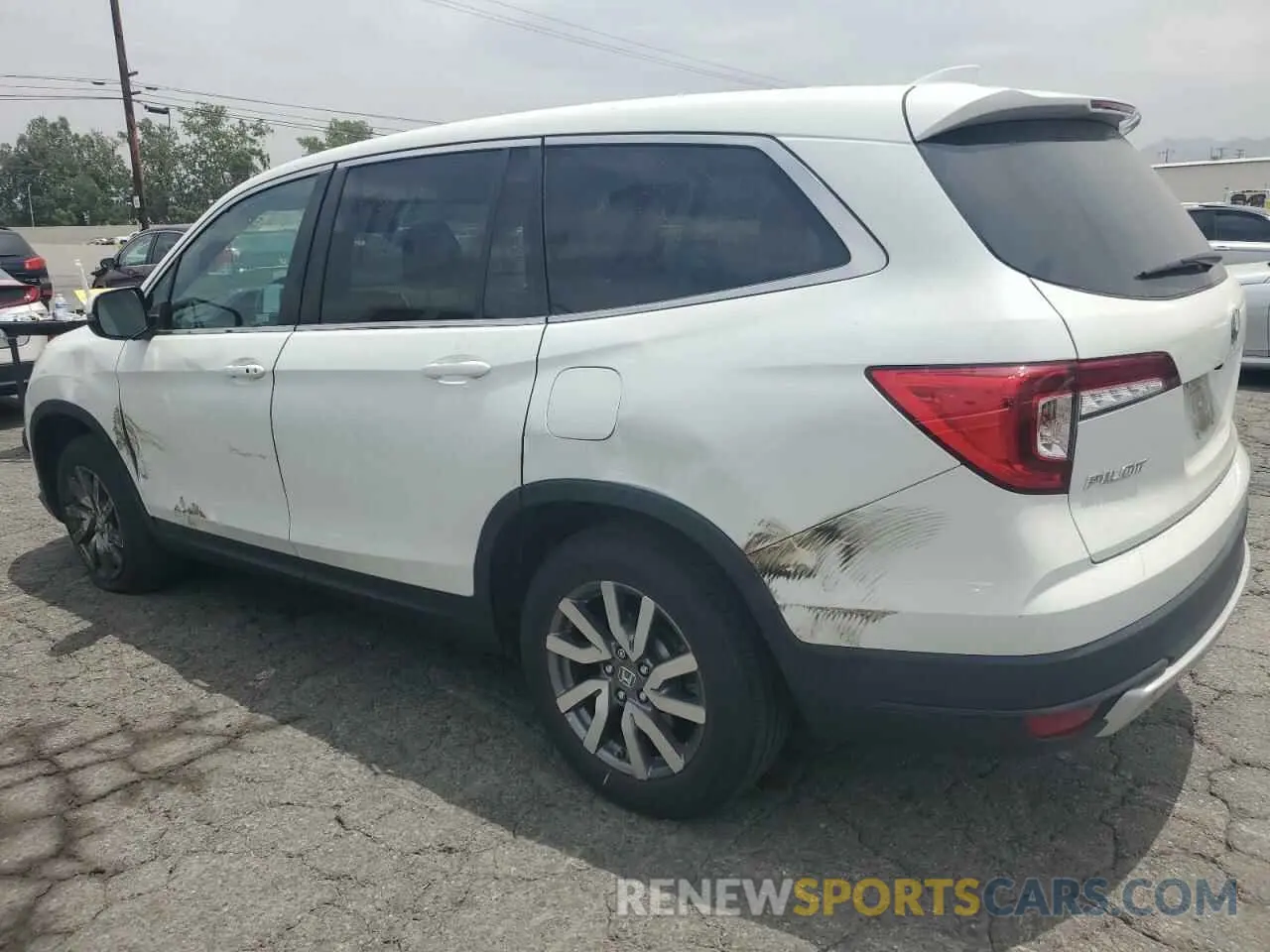 2 Фотография поврежденного автомобиля 5FNYF5H51MB006072 HONDA PILOT 2021