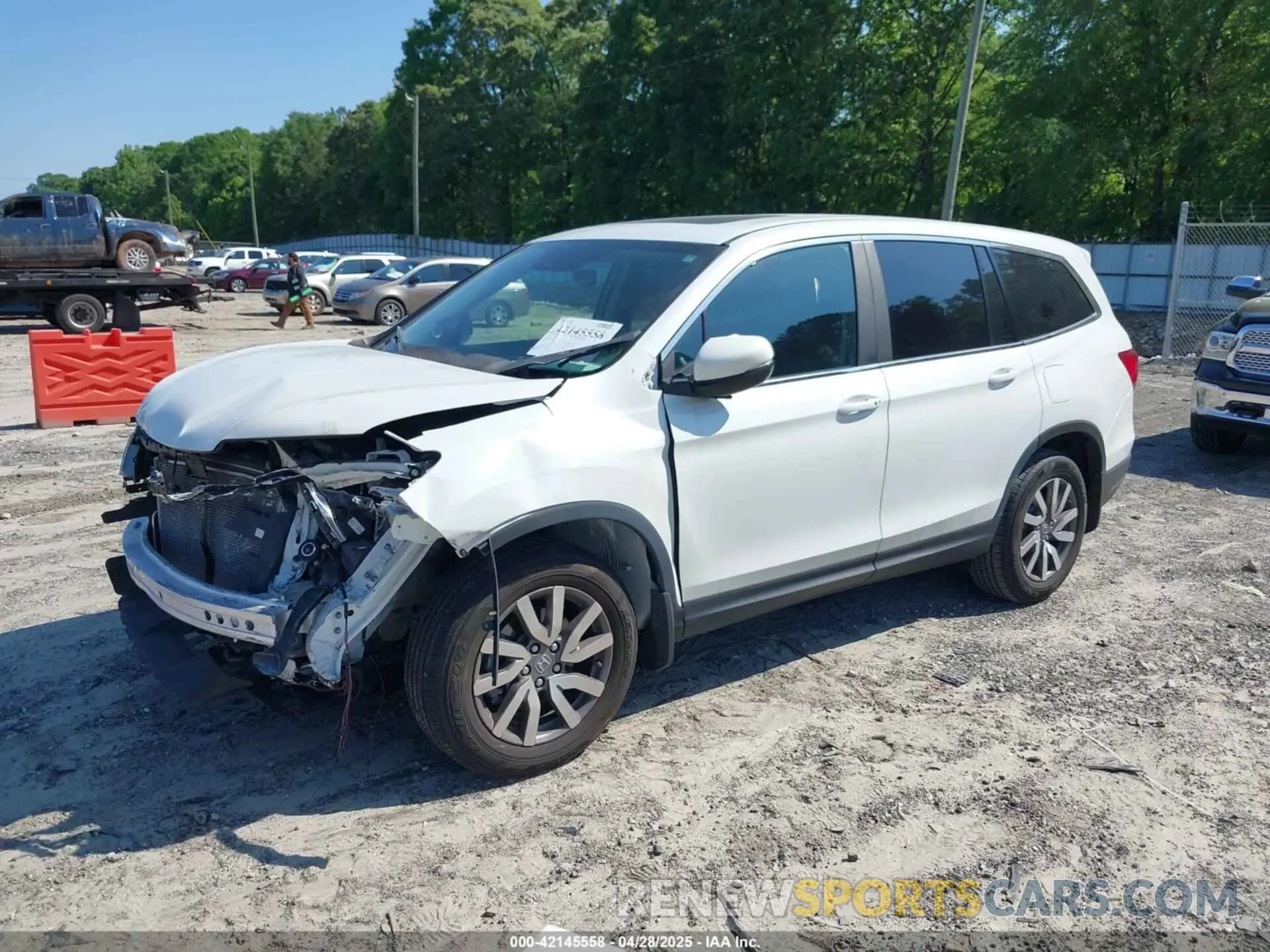 2 Фотография поврежденного автомобиля 5FNYF5H51MB011949 HONDA PILOT 2021