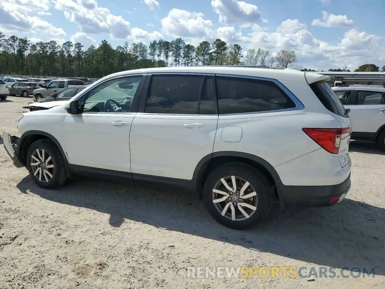2 Photograph of a damaged car 5FNYF5H51MB020683 HONDA PILOT 2021
