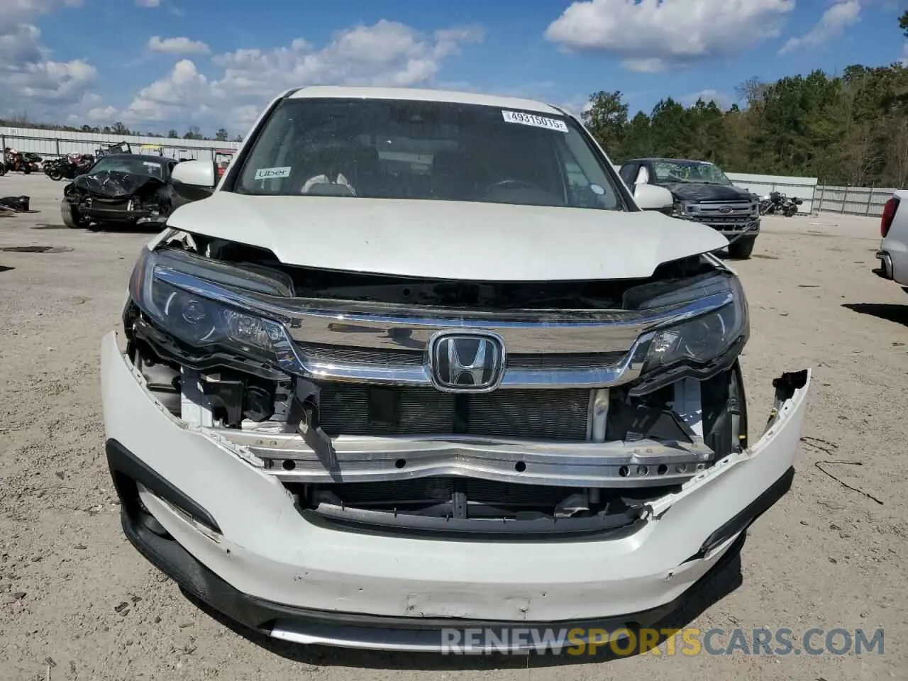 5 Photograph of a damaged car 5FNYF5H51MB020683 HONDA PILOT 2021
