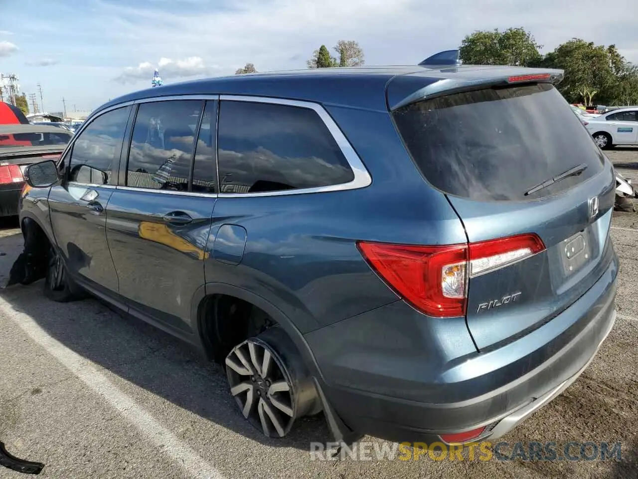 2 Фотография поврежденного автомобиля 5FNYF5H51MB042442 HONDA PILOT 2021