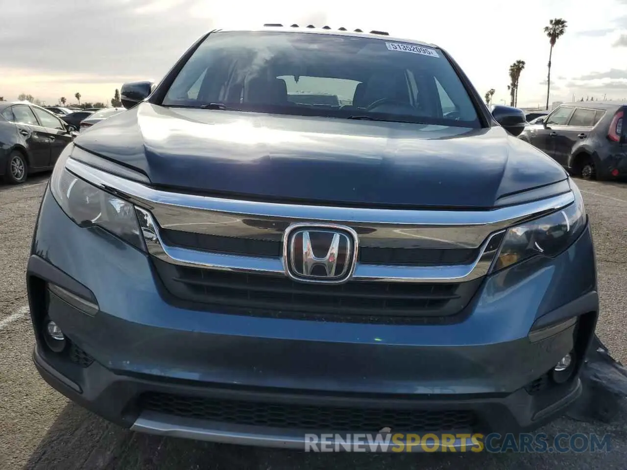 5 Фотография поврежденного автомобиля 5FNYF5H51MB042442 HONDA PILOT 2021