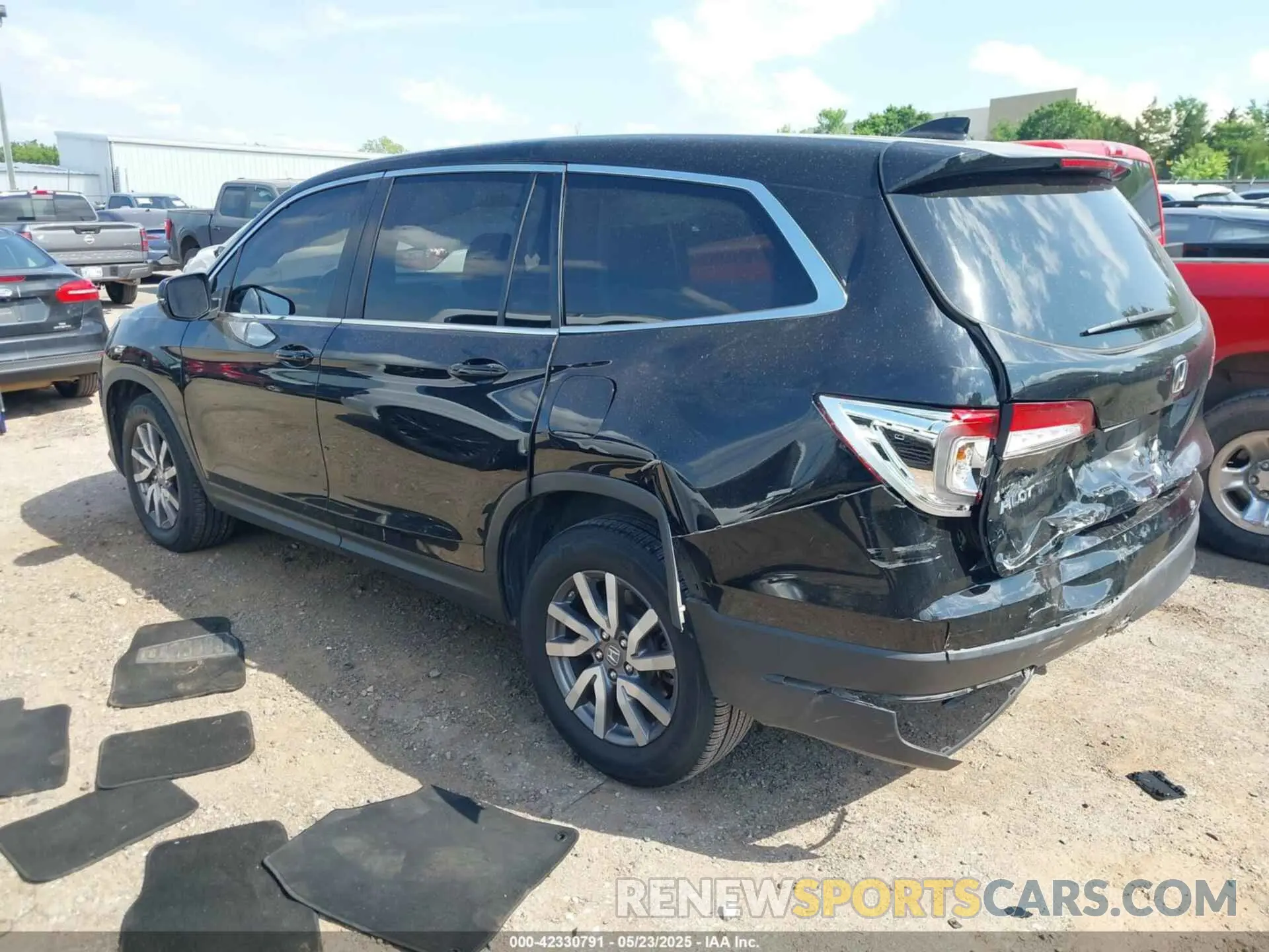 3 Photograph of a damaged car 5FNYF5H52MB009644 HONDA PILOT 2021