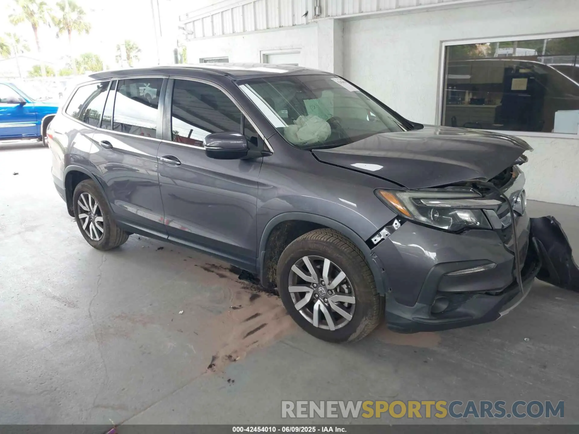 1 Фотография поврежденного автомобиля 5FNYF5H53MB030907 HONDA PILOT 2021
