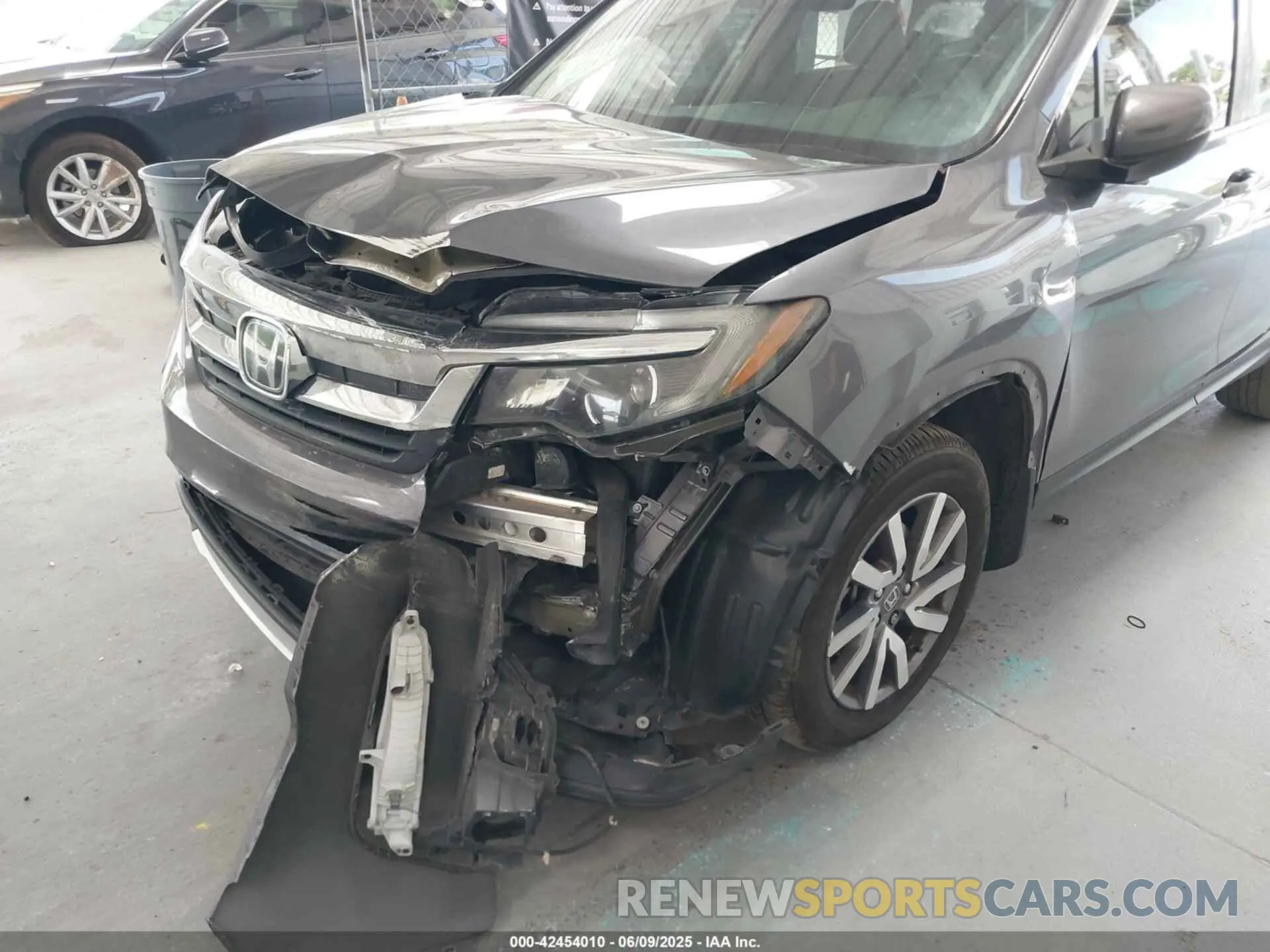 6 Фотография поврежденного автомобиля 5FNYF5H53MB030907 HONDA PILOT 2021