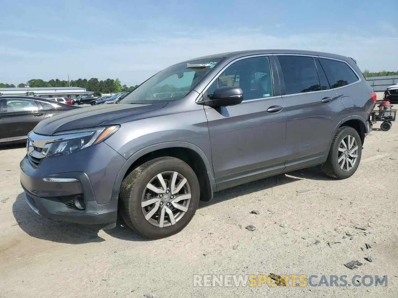 1 Photograph of a damaged car 5FNYF5H53MB038148 HONDA PILOT 2021