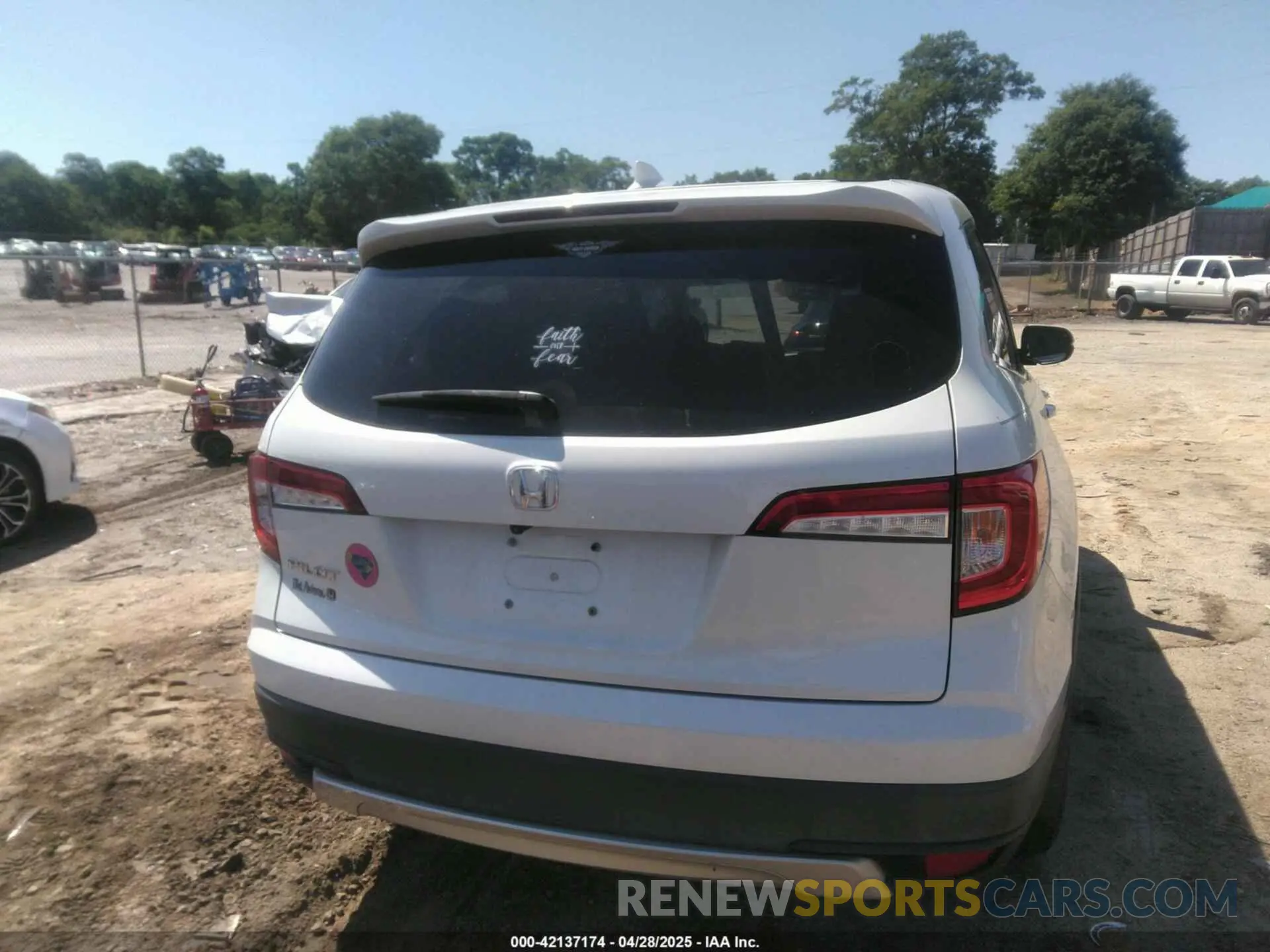 16 Фотография поврежденного автомобиля 5FNYF5H54MB031807 HONDA PILOT 2021