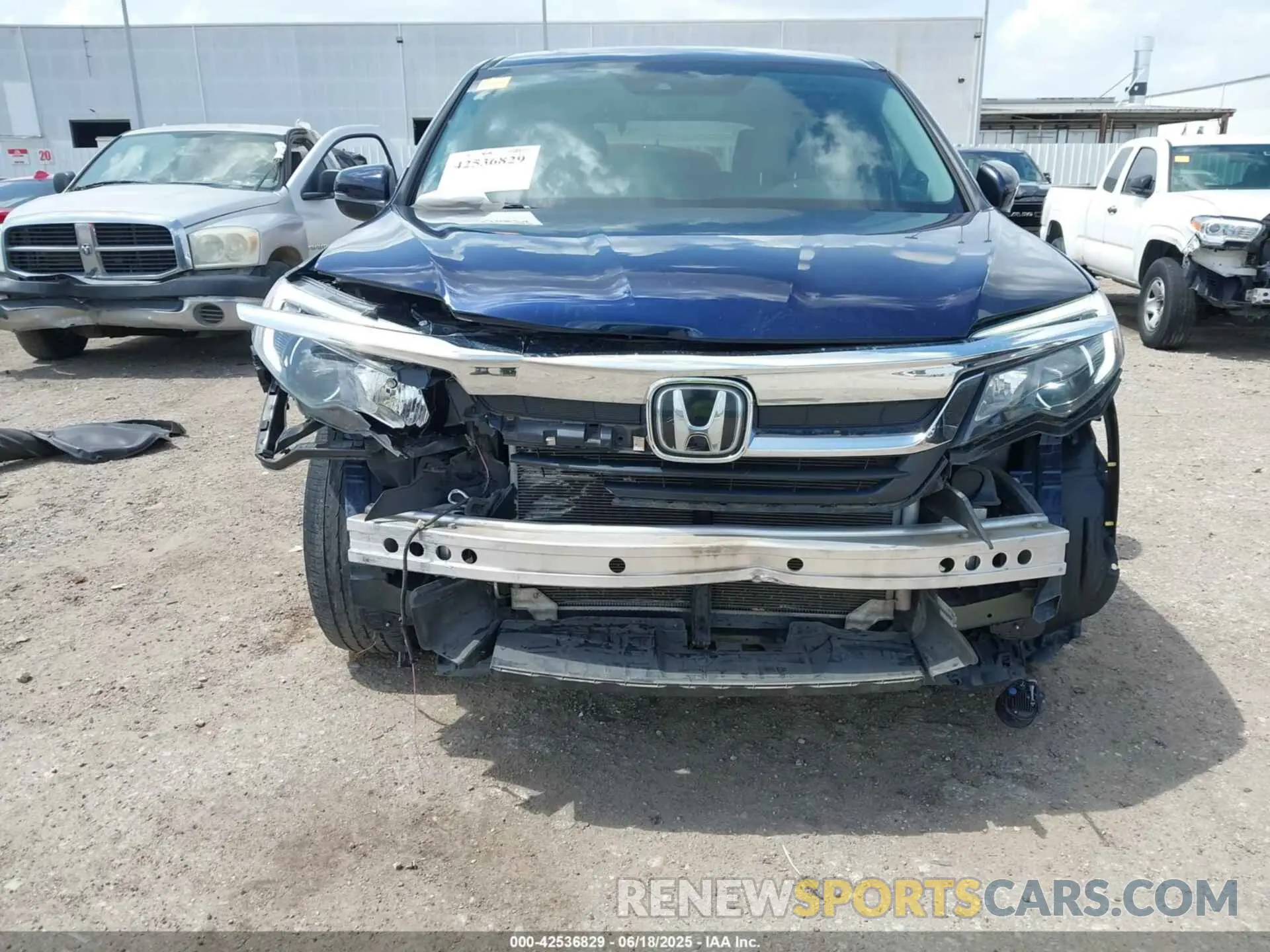 6 Photograph of a damaged car 5FNYF5H55MB004194 HONDA PILOT 2021