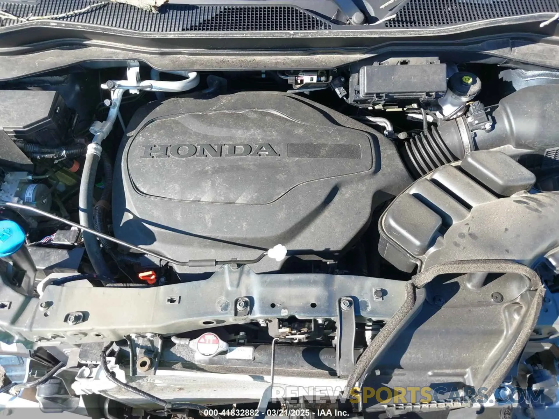 10 Photograph of a damaged car 5FNYF5H55MB031914 HONDA PILOT 2021