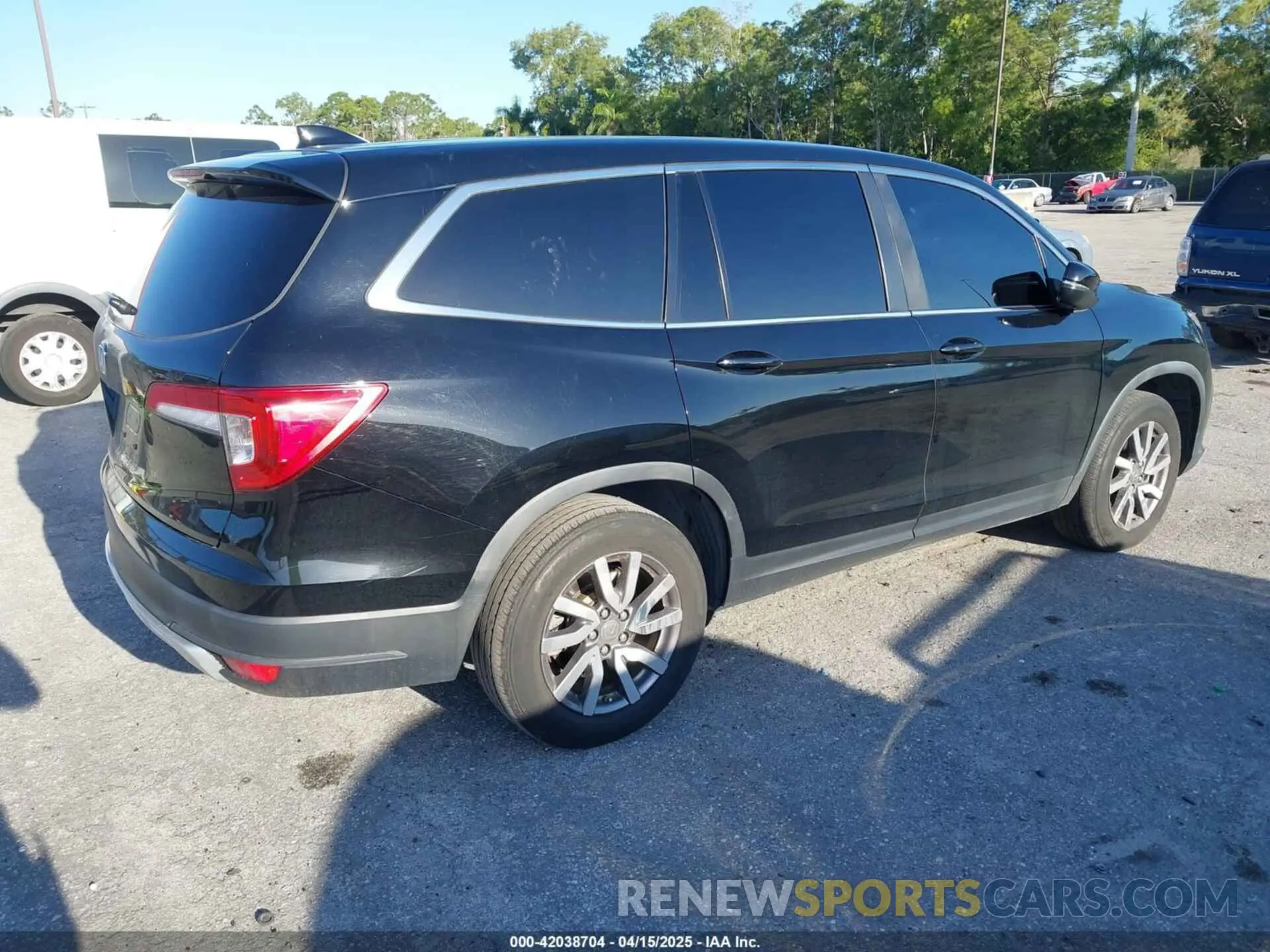4 Фотография поврежденного автомобиля 5FNYF5H55MB044677 HONDA PILOT 2021