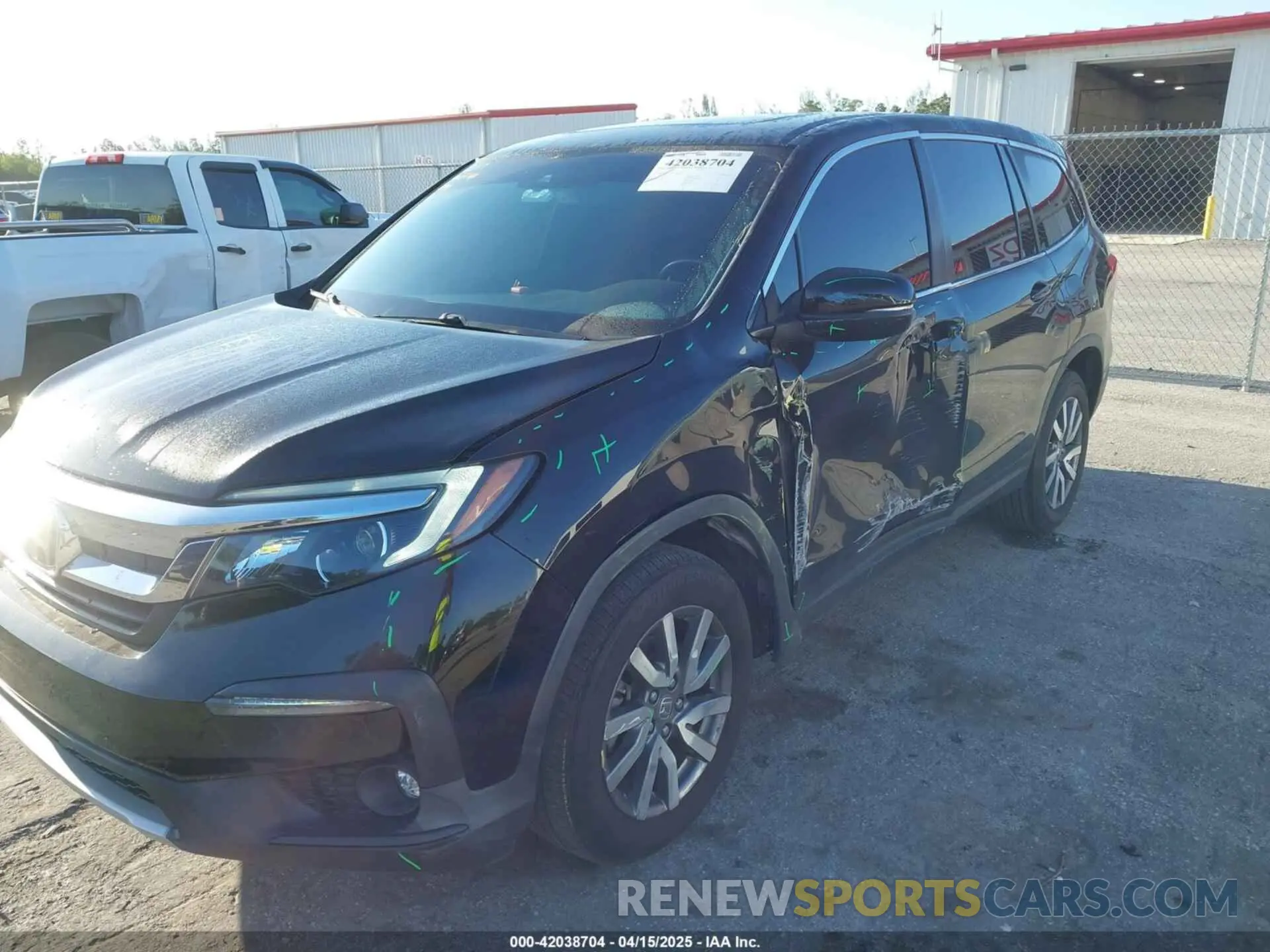 6 Фотография поврежденного автомобиля 5FNYF5H55MB044677 HONDA PILOT 2021