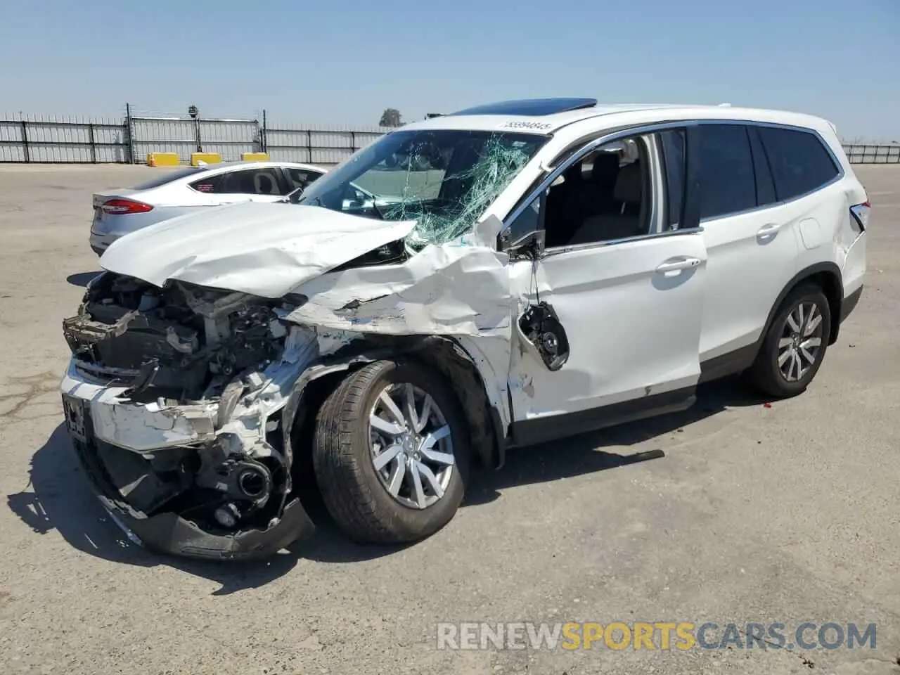 1 Photograph of a damaged car 5FNYF5H58MB015609 HONDA PILOT 2021