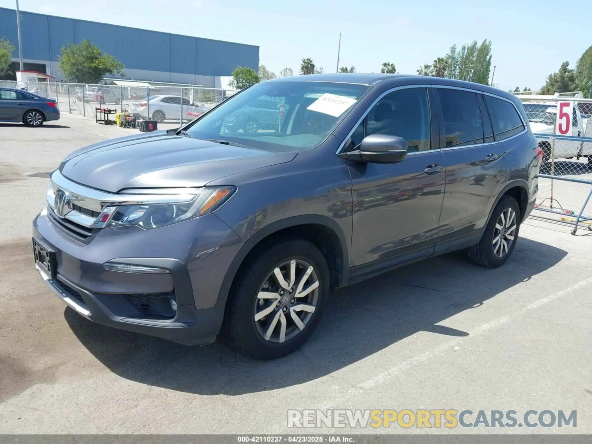 2 Фотография поврежденного автомобиля 5FNYF5H59MB021306 HONDA PILOT 2021
