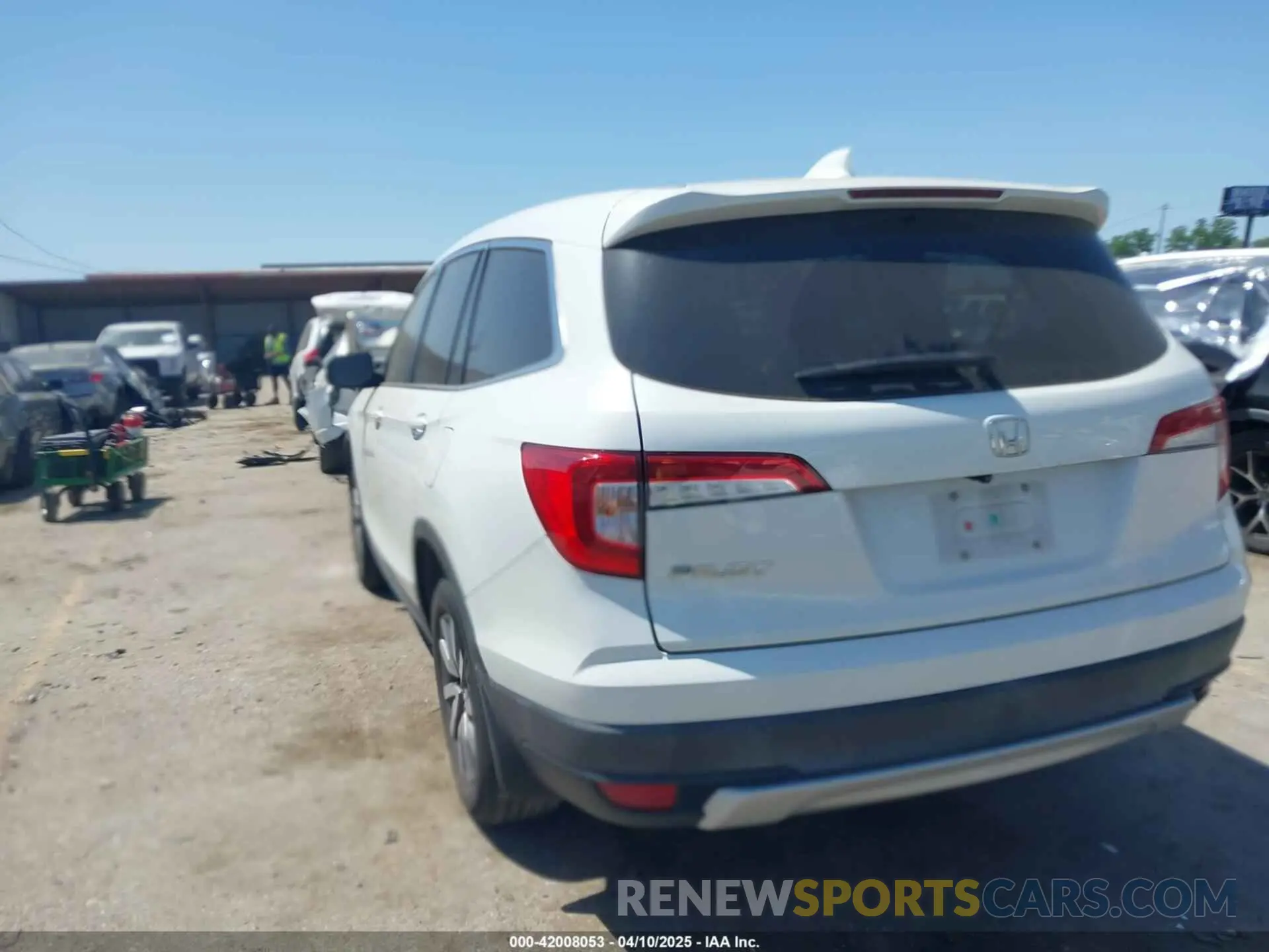 3 Фотография поврежденного автомобиля 5FNYF5H59MB040132 HONDA PILOT 2021