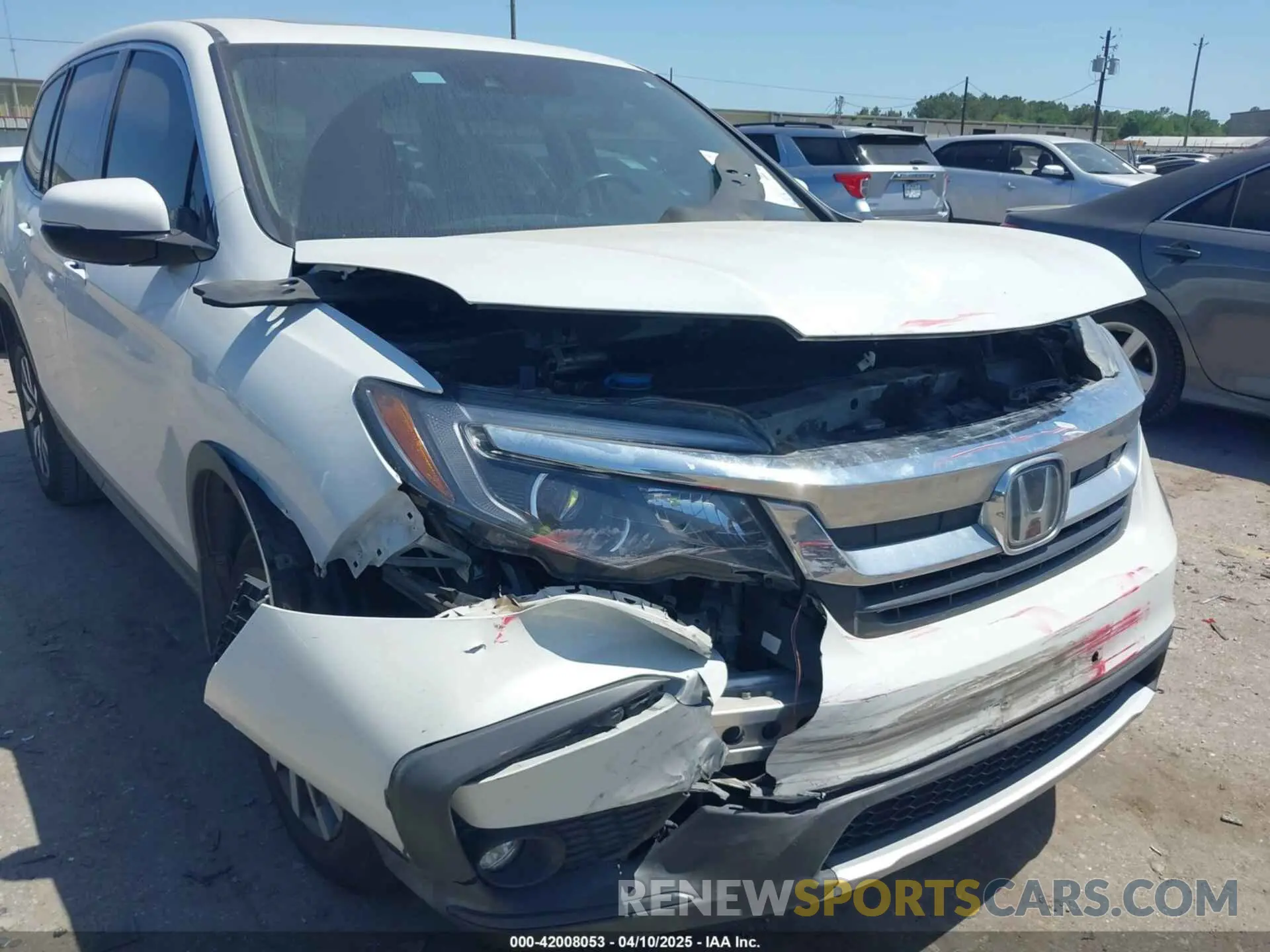 6 Фотография поврежденного автомобиля 5FNYF5H59MB040132 HONDA PILOT 2021