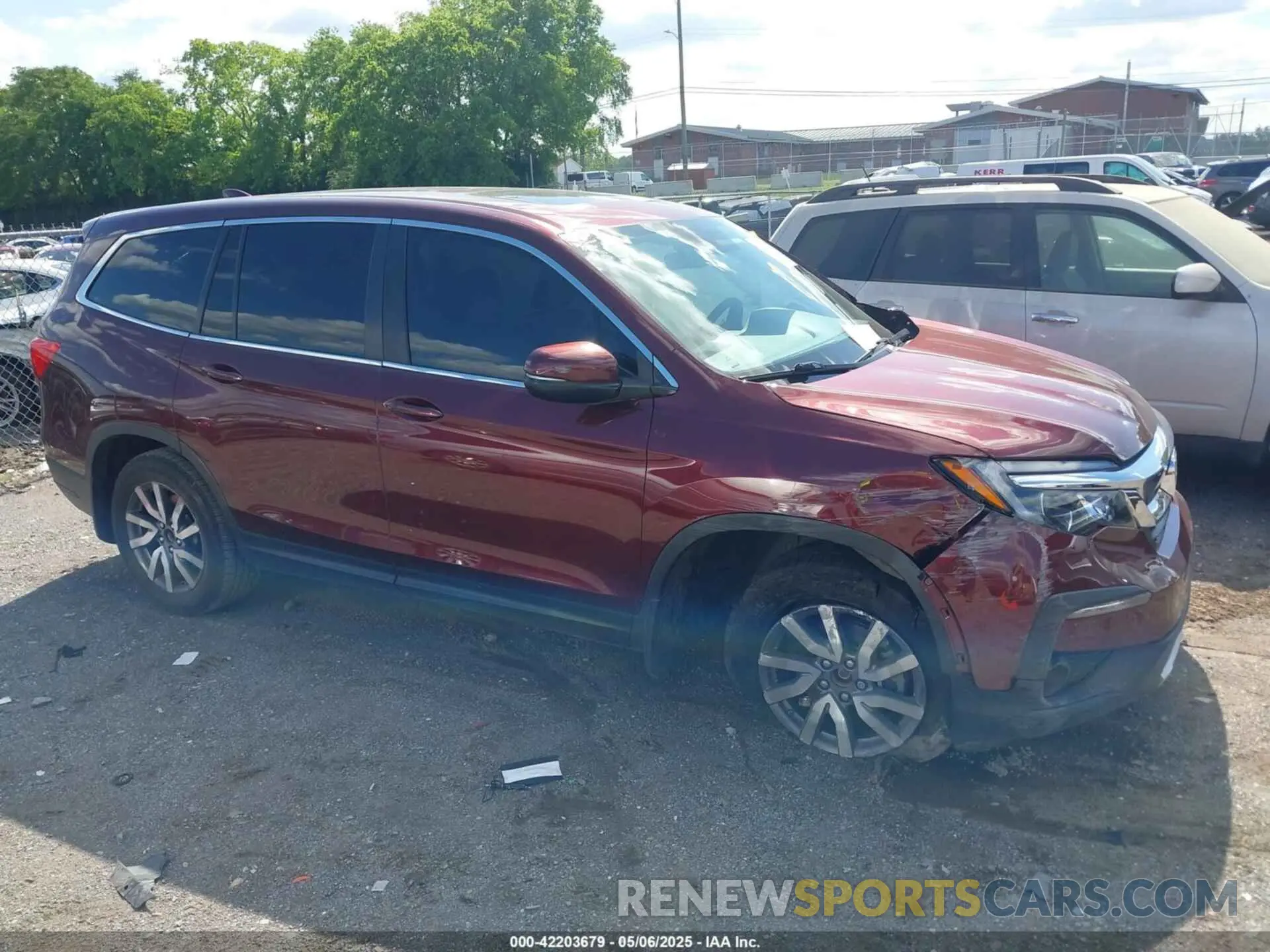 13 Фотография поврежденного автомобиля 5FNYF5H5XMB042472 HONDA PILOT 2021