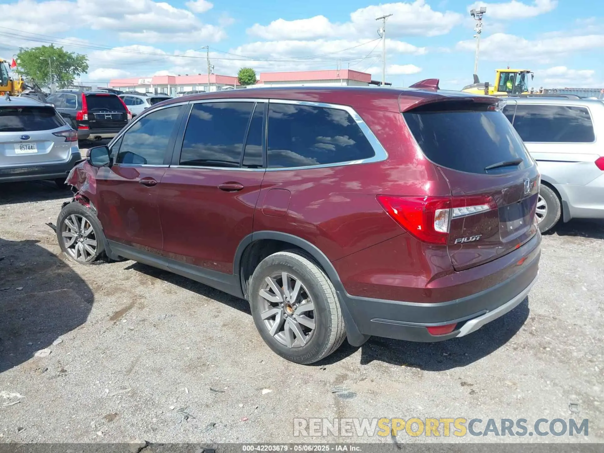 3 Фотография поврежденного автомобиля 5FNYF5H5XMB042472 HONDA PILOT 2021