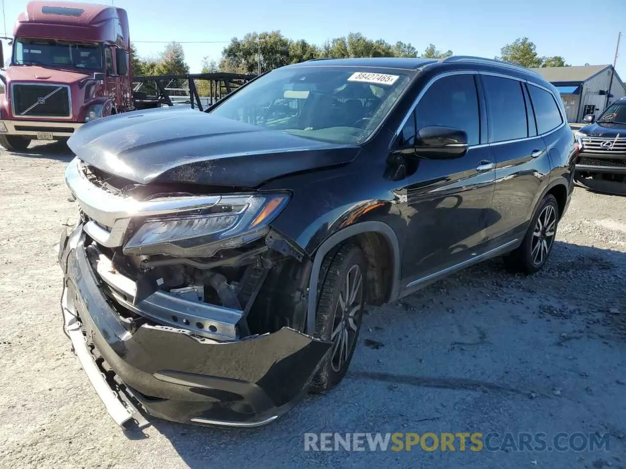 1 Фотография поврежденного автомобиля 5FNYF5H62MB039932 HONDA PILOT 2021