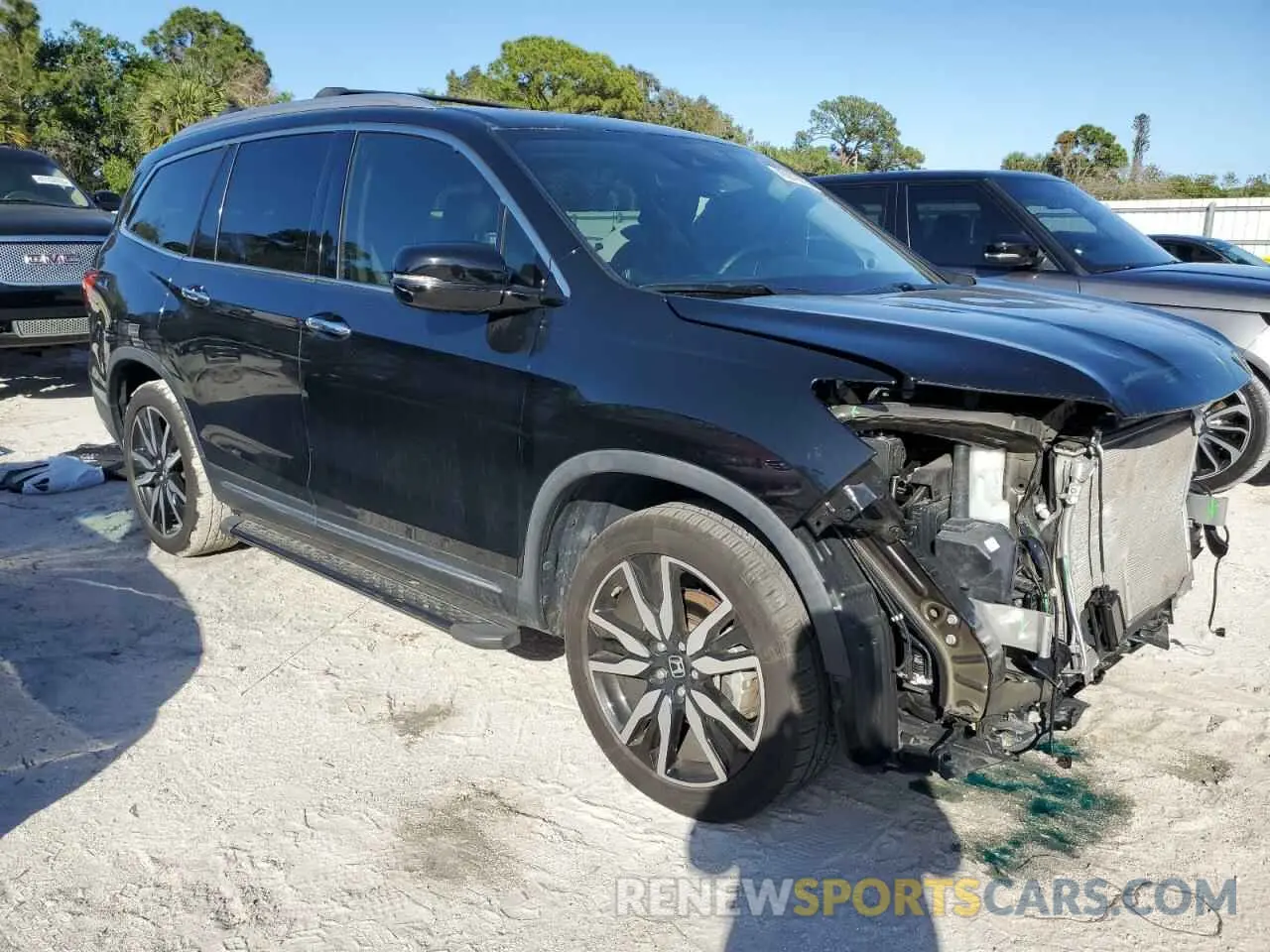 4 Фотография поврежденного автомобиля 5FNYF5H67MB017344 HONDA PILOT 2021