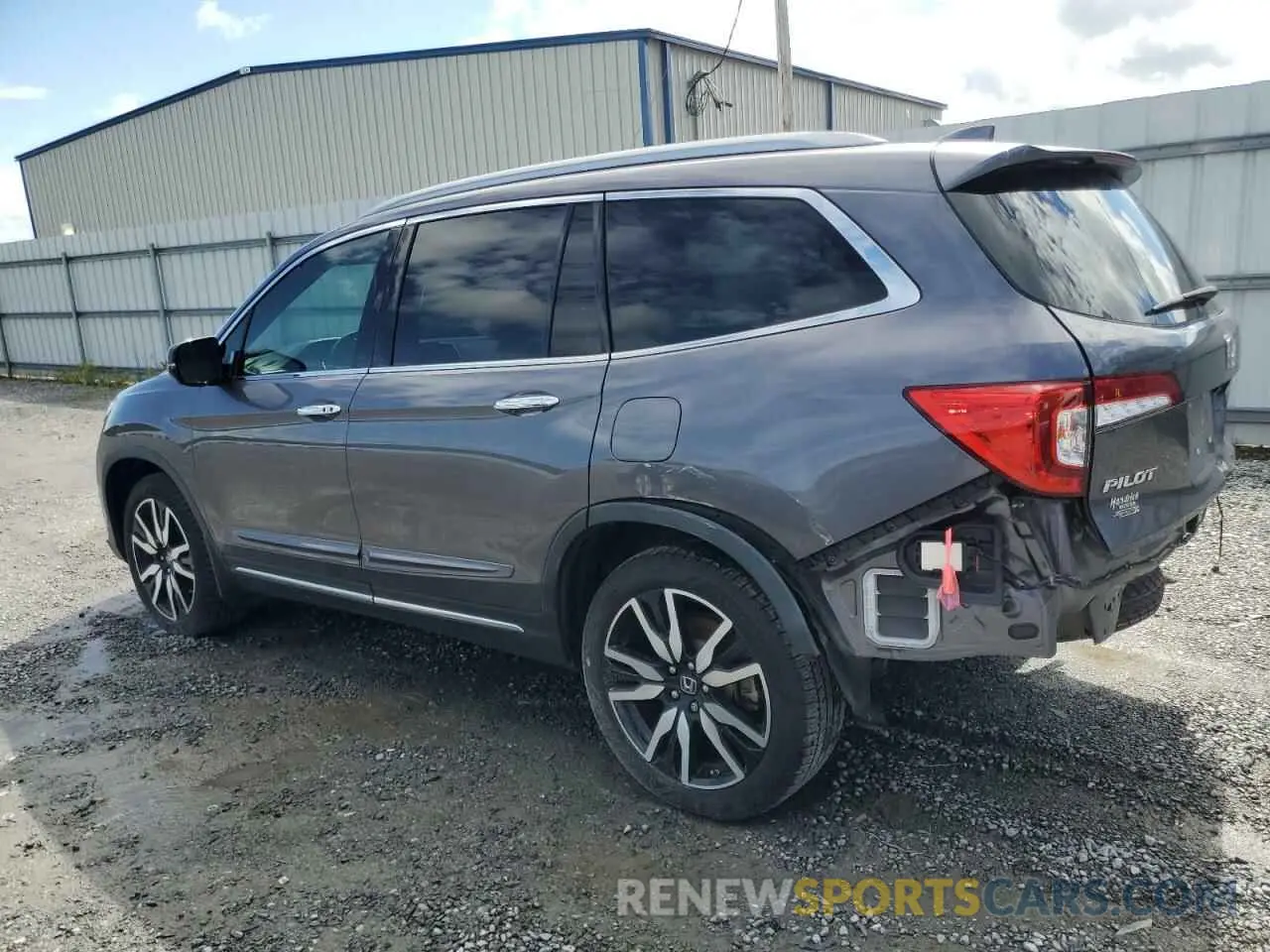 2 Photograph of a damaged car 5FNYF5H92MB037480 HONDA PILOT 2021