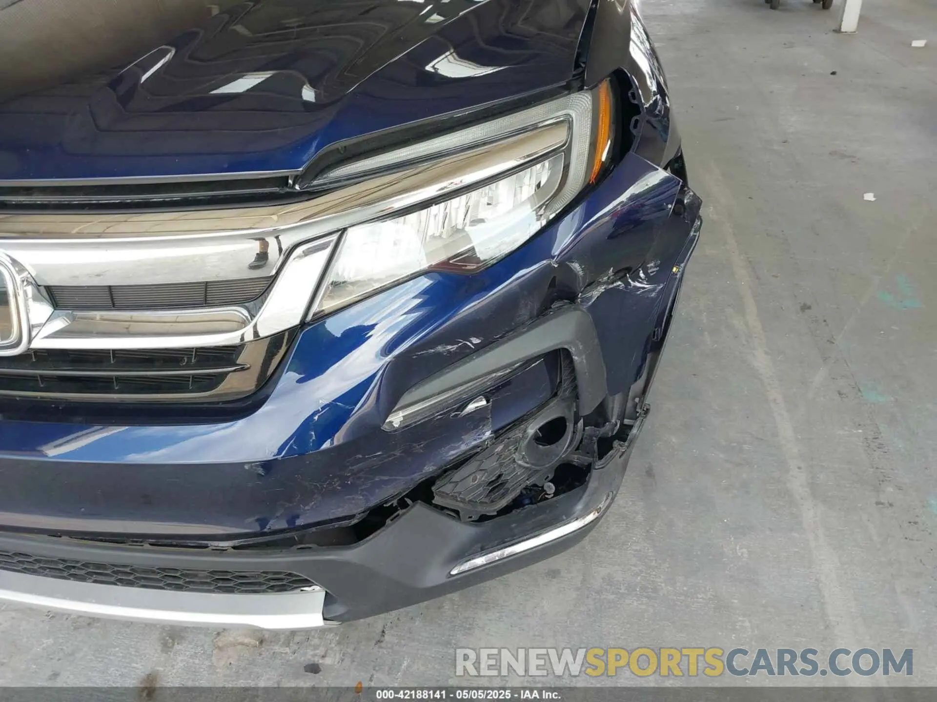 6 Фотография поврежденного автомобиля 5FNYF5H93MB002463 HONDA PILOT 2021