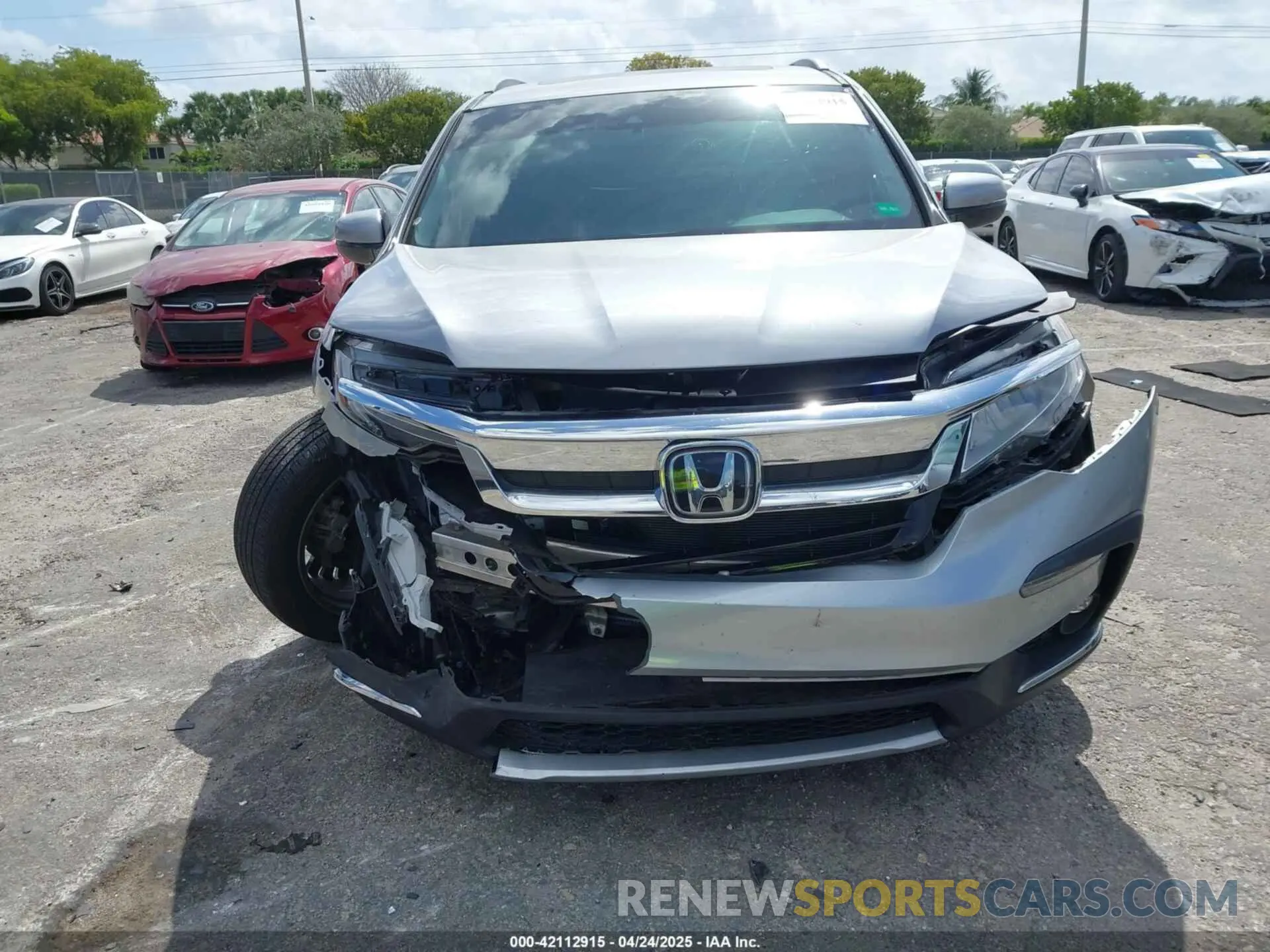 6 Photograph of a damaged car 5FNYF5H99MB041638 HONDA PILOT 2021