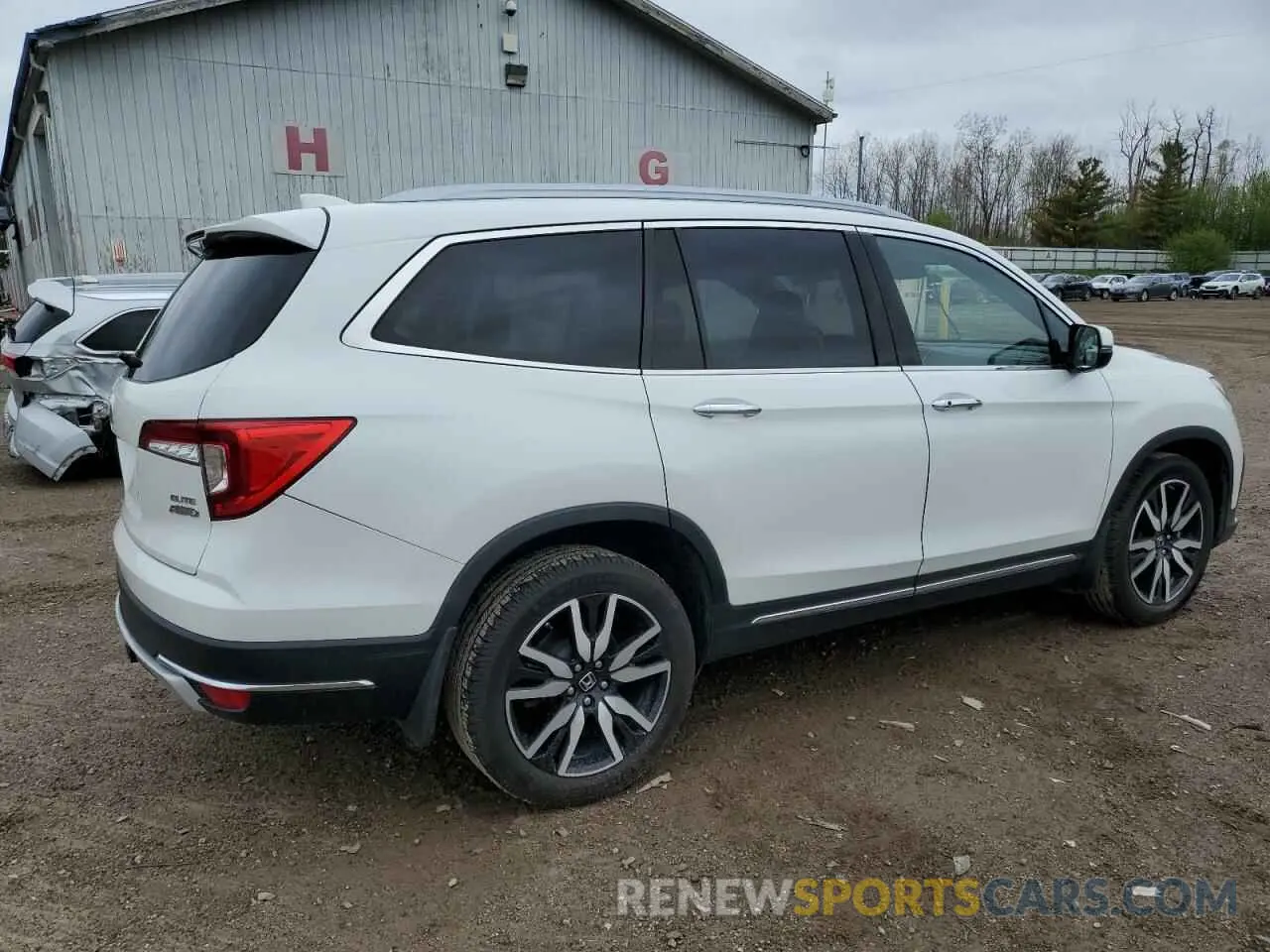 3 Фотография поврежденного автомобиля 5FNYF6H00MB067617 HONDA PILOT 2021