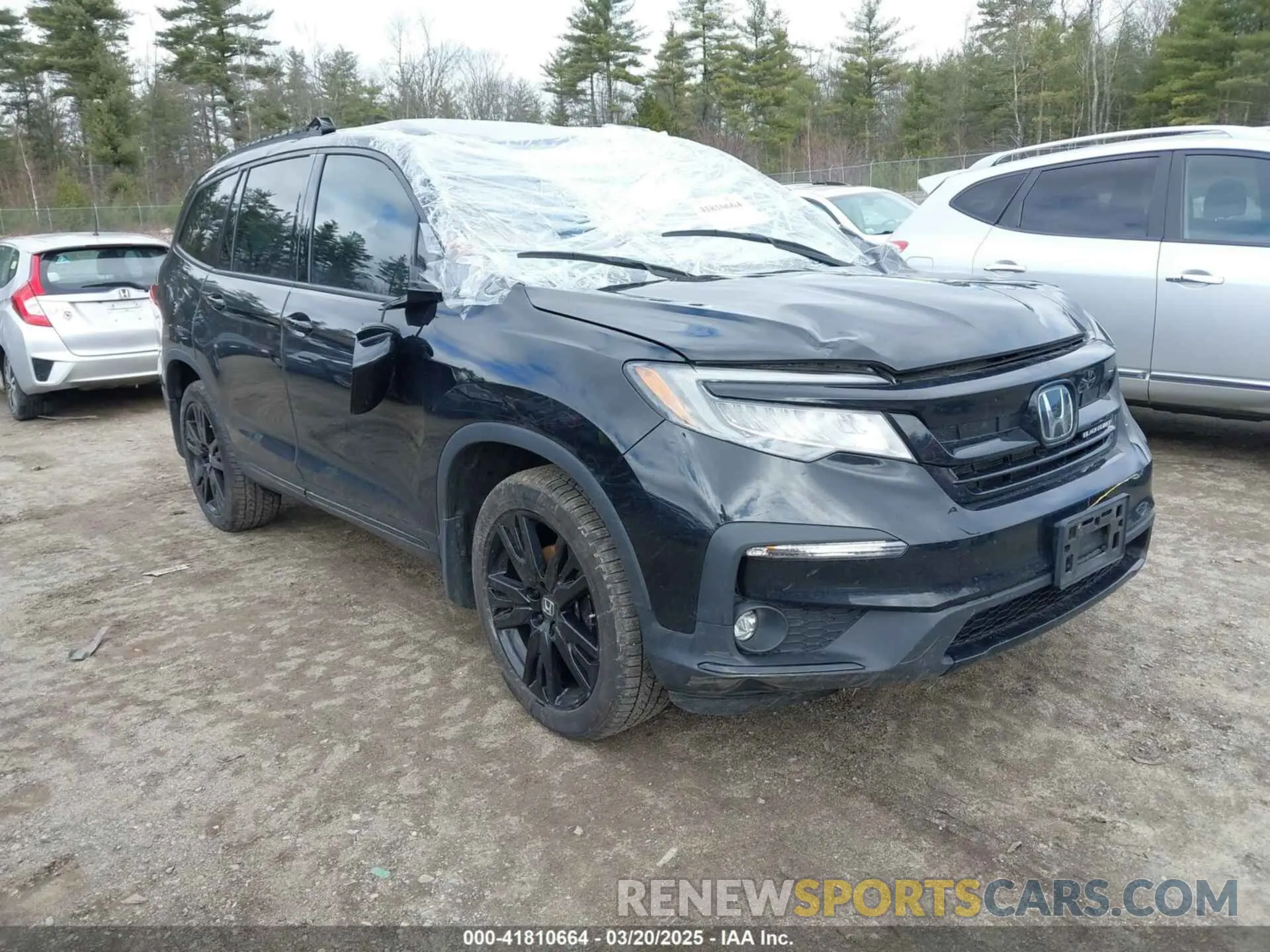 1 Фотография поврежденного автомобиля 5FNYF6H00MB504287 HONDA PILOT 2021