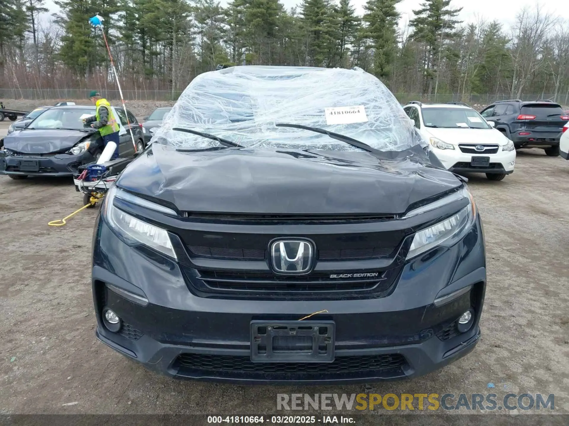 12 Фотография поврежденного автомобиля 5FNYF6H00MB504287 HONDA PILOT 2021