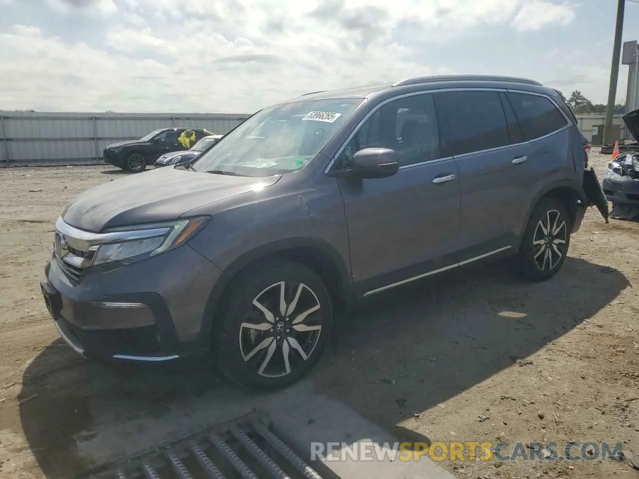 1 Photograph of a damaged car 5FNYF6H03MB045286 HONDA PILOT 2021