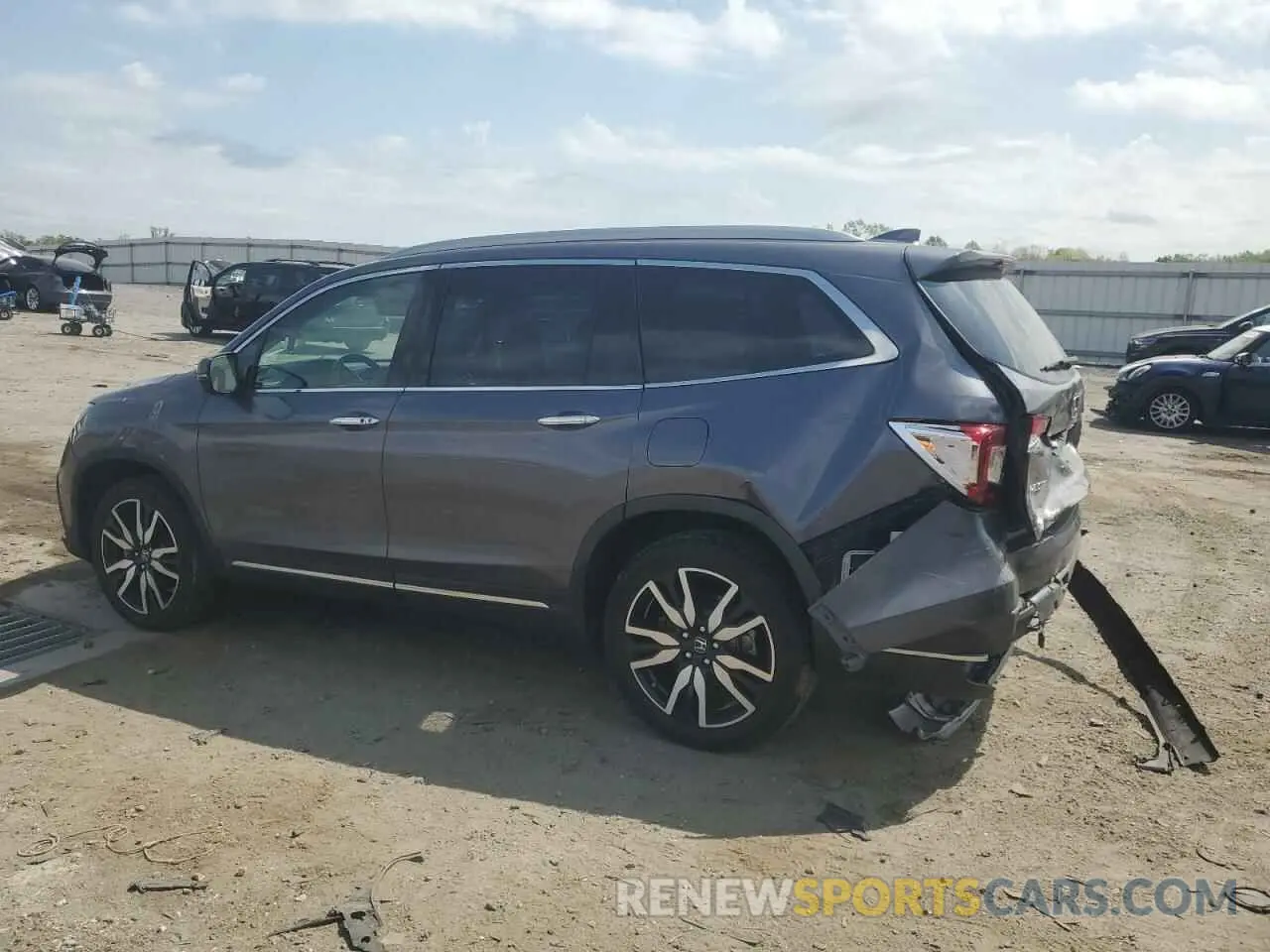 2 Photograph of a damaged car 5FNYF6H03MB045286 HONDA PILOT 2021