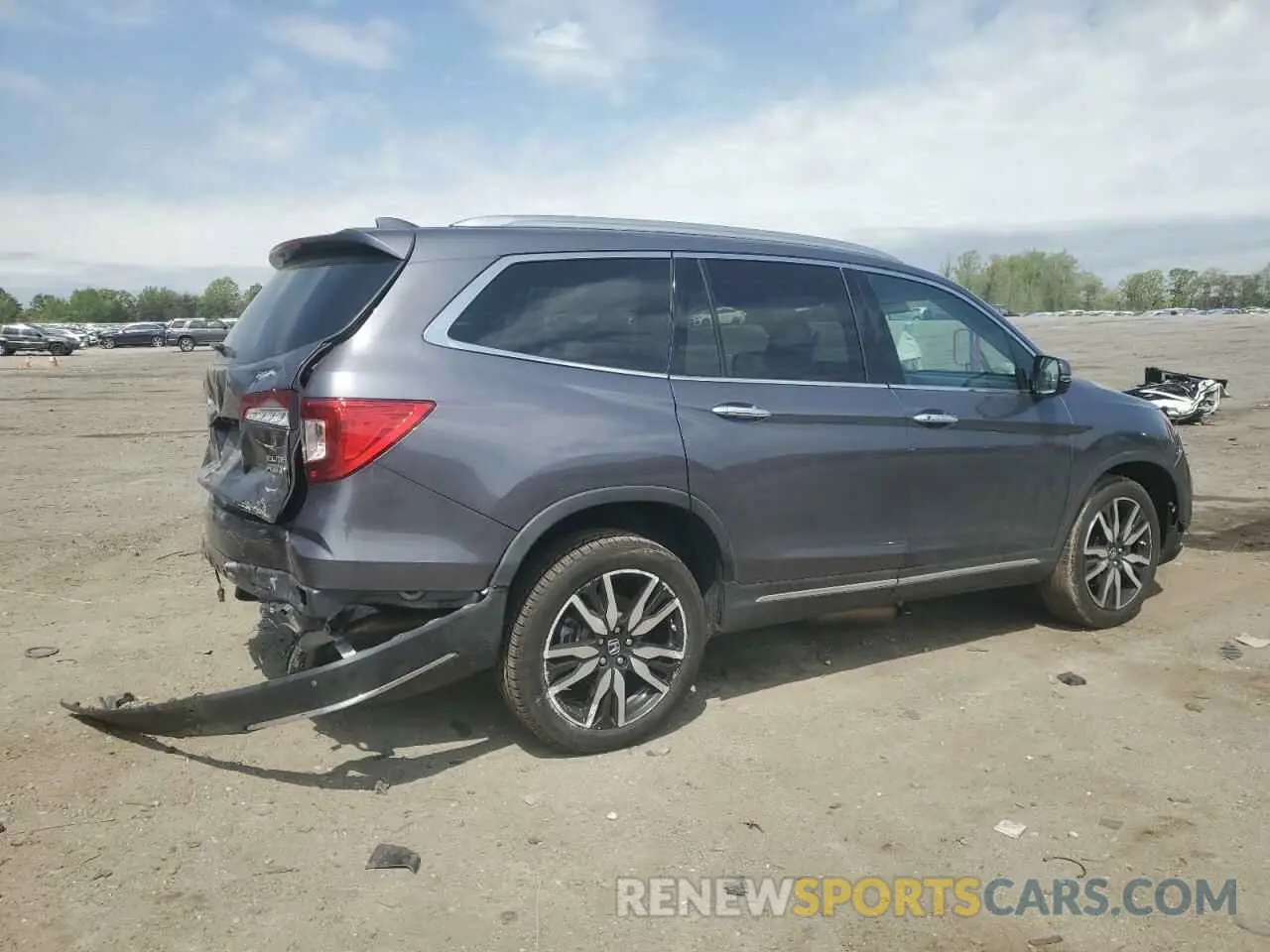 3 Photograph of a damaged car 5FNYF6H03MB045286 HONDA PILOT 2021