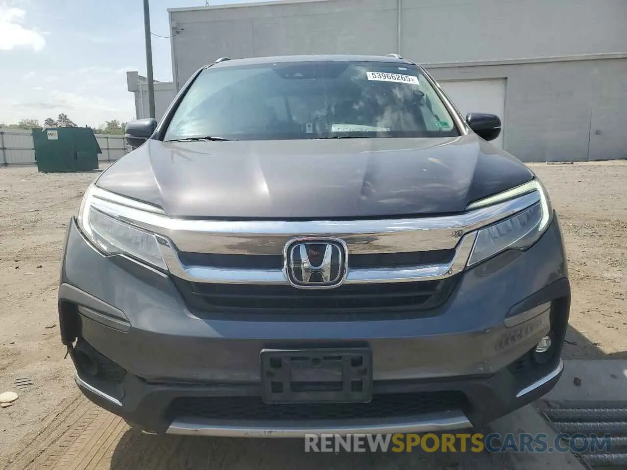 5 Photograph of a damaged car 5FNYF6H03MB045286 HONDA PILOT 2021